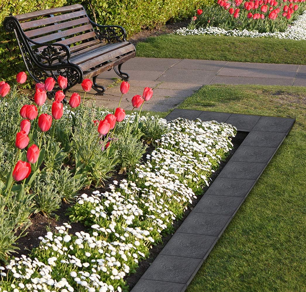 Recycled Rubber Stepping Stone Square Slate - Image 5