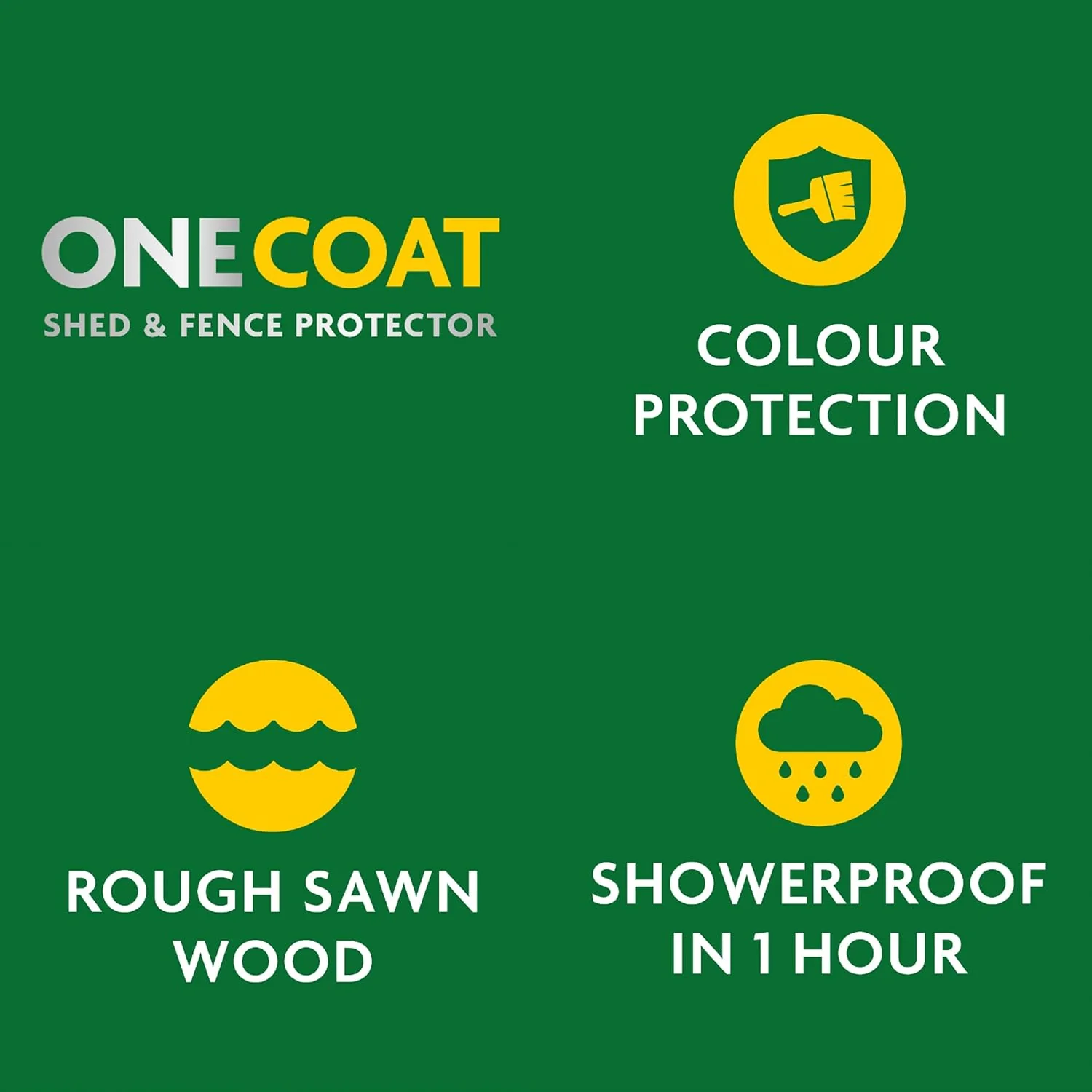 Ronseal One Coat Shed and Fence Protector Medium Oak 5L - Image 5
