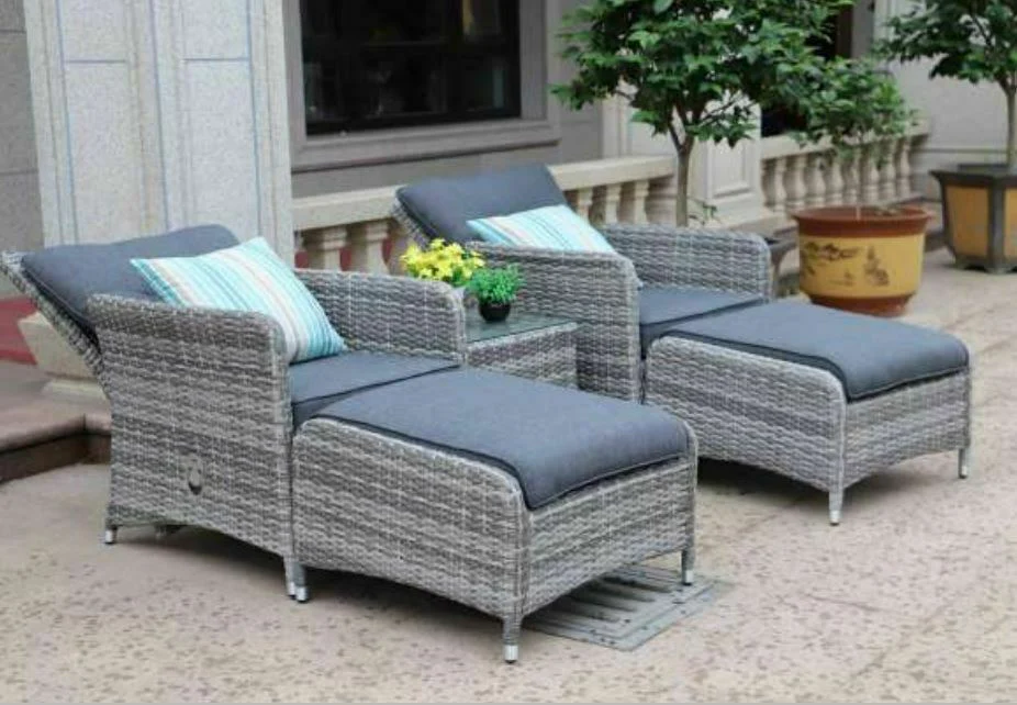 Sarasota 5 Piece Reclining Set - Grey - Image 3