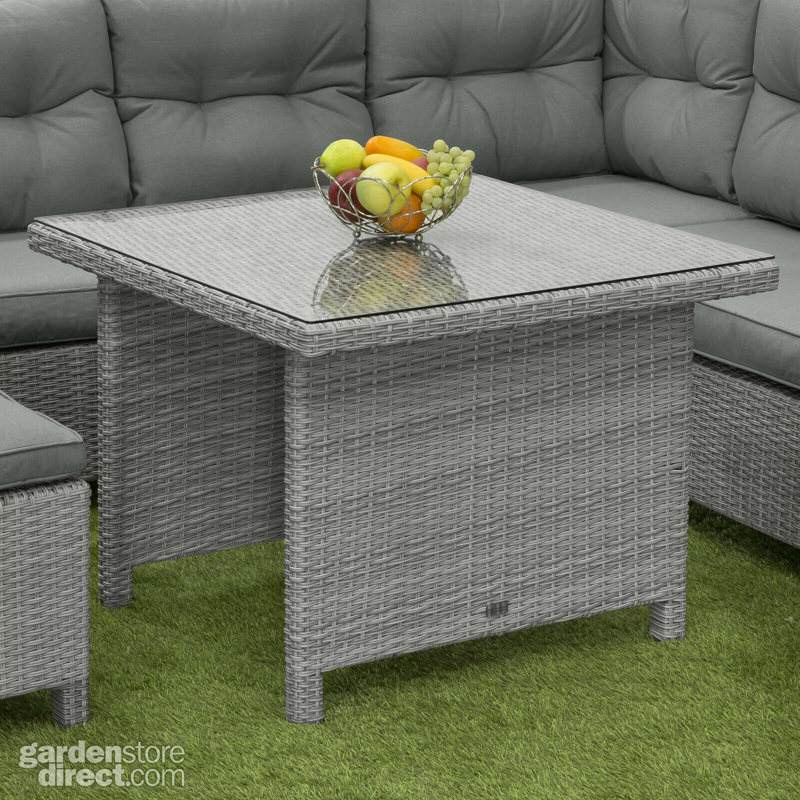 Sarasota Mini Modular Corner Dining Set - Grey - Image 5