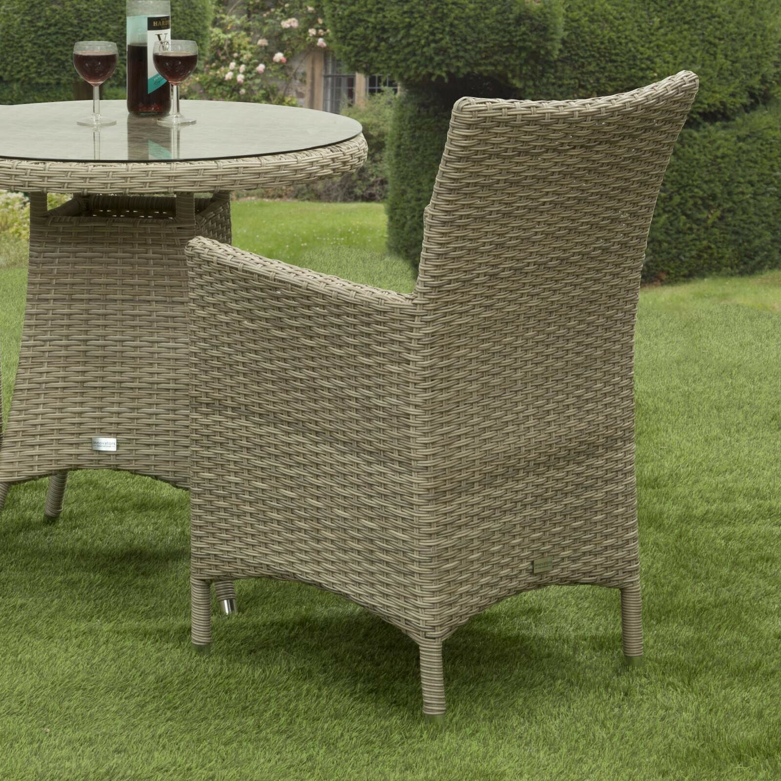 Sarasota 2 Seat Round Bistro Set in Natural - Image 5