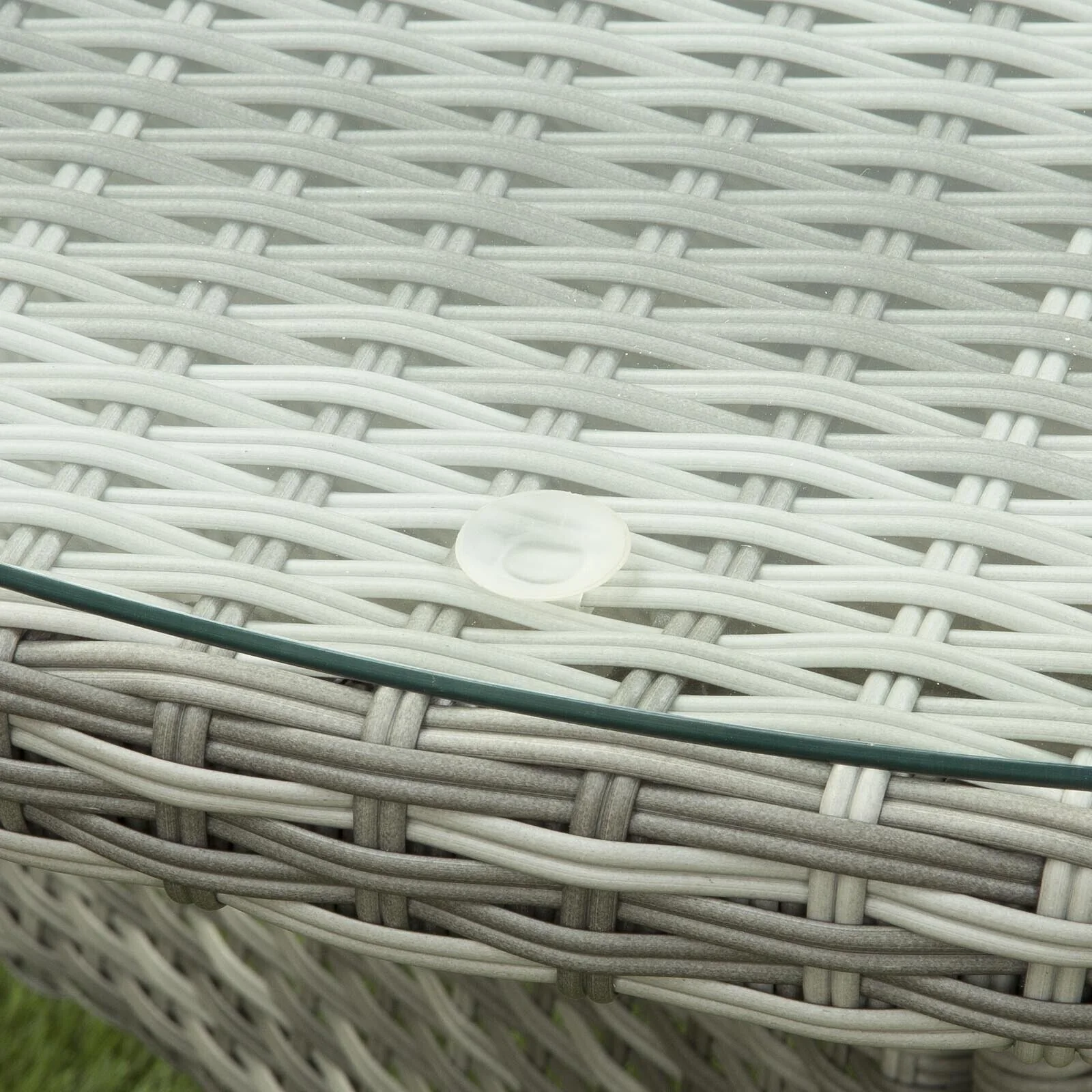Sarasota 4 Seat Round Dining Set in Grey - Image 6