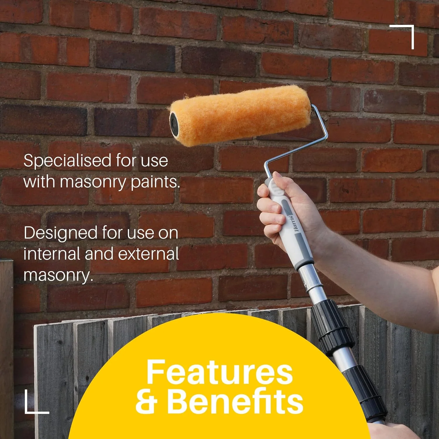 Seriously Good Exterior Masonry Roller Set - 9in - Image 6