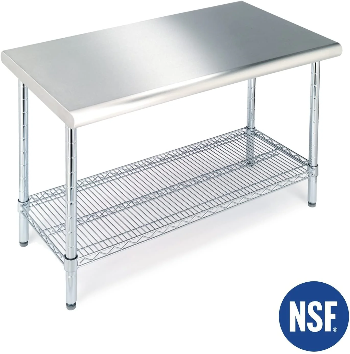 Commercial Stainless Steel Top Worktable - Image 5