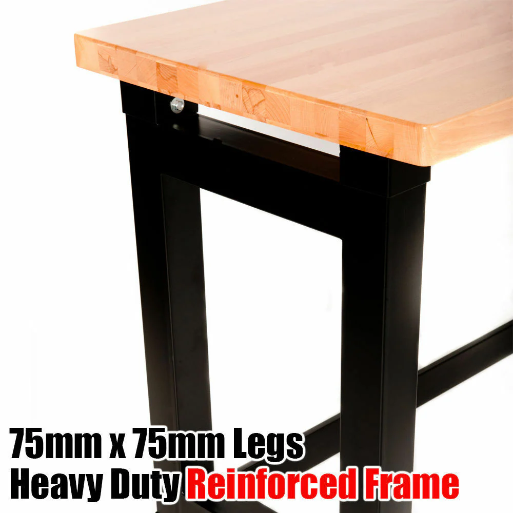 72" Hardwood Workbench - Image 3