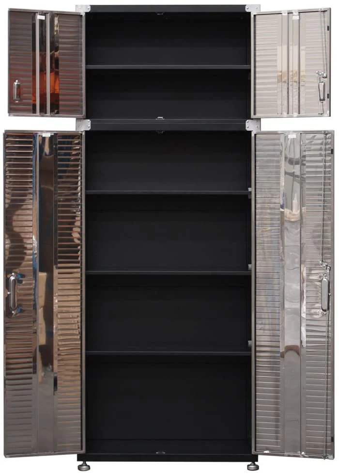 11 Piece Garage Storage System - Stainless Steel - Image 9