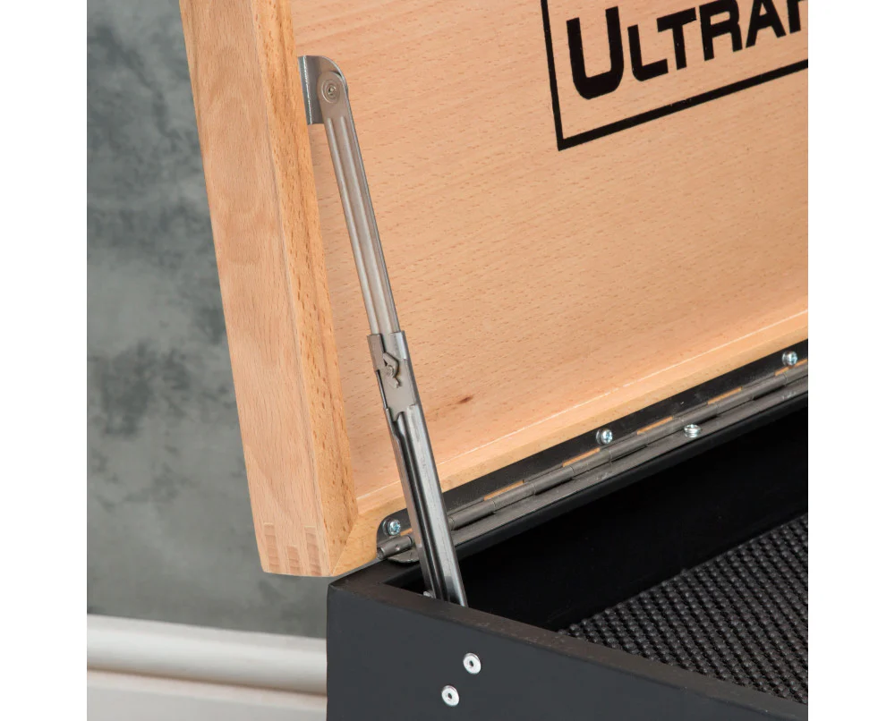 4 Drawer Timber Top Tool Chest with Lockable Compartments - Image 11