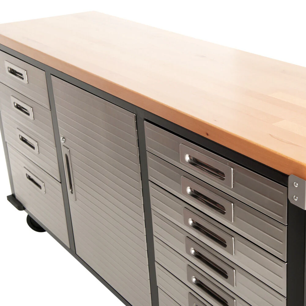 Seville Classics Rolling Workbench 12 Drawer storage - Image 4