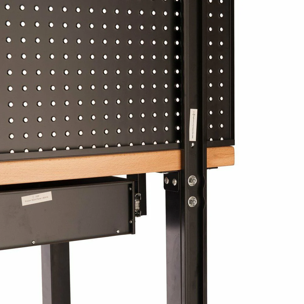 Seville Classics UltraHD Workbench With Peg Board and Castors - Image 3
