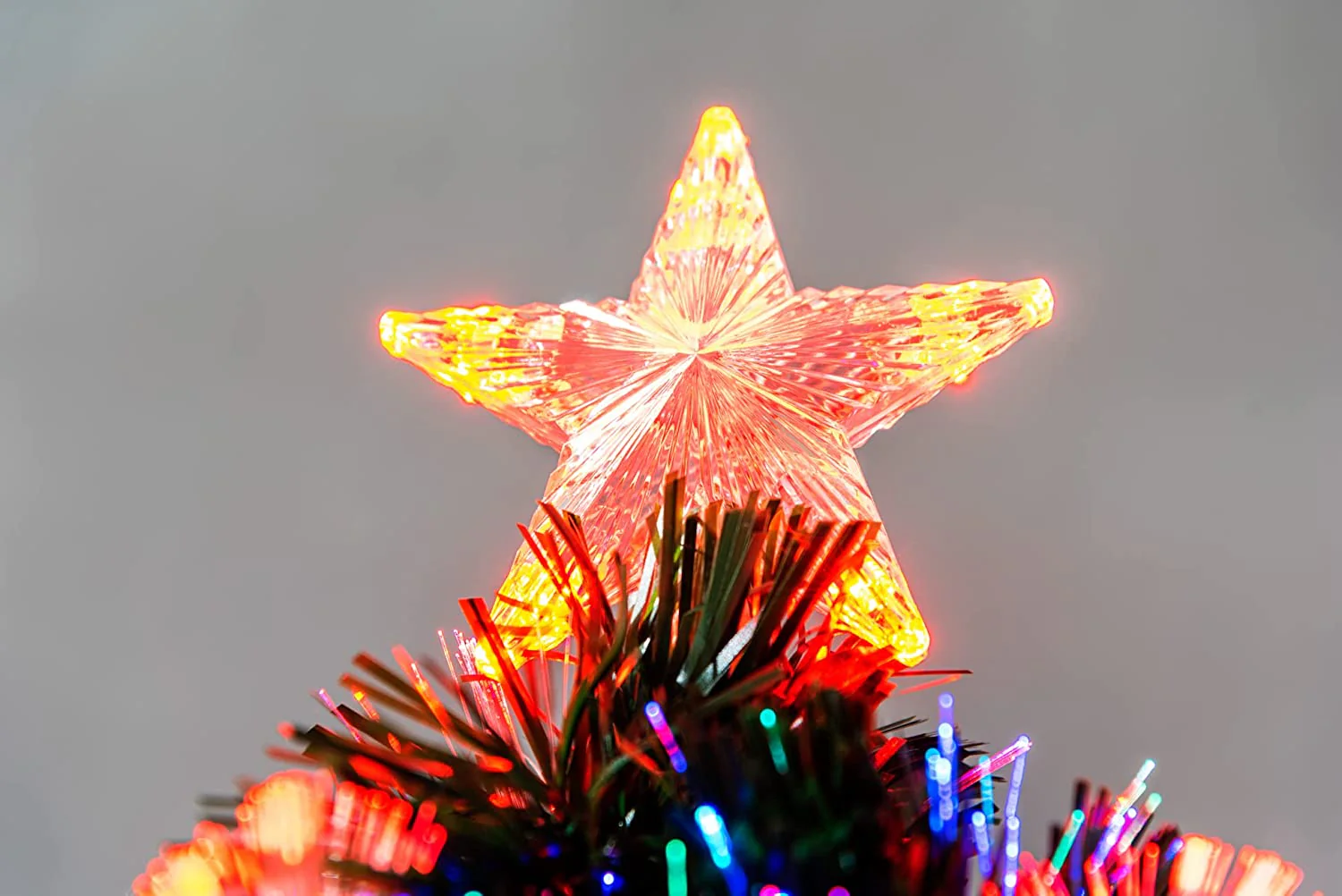 Fibre Optic Candle and Bow Tree 2ft/60cm - Image 4