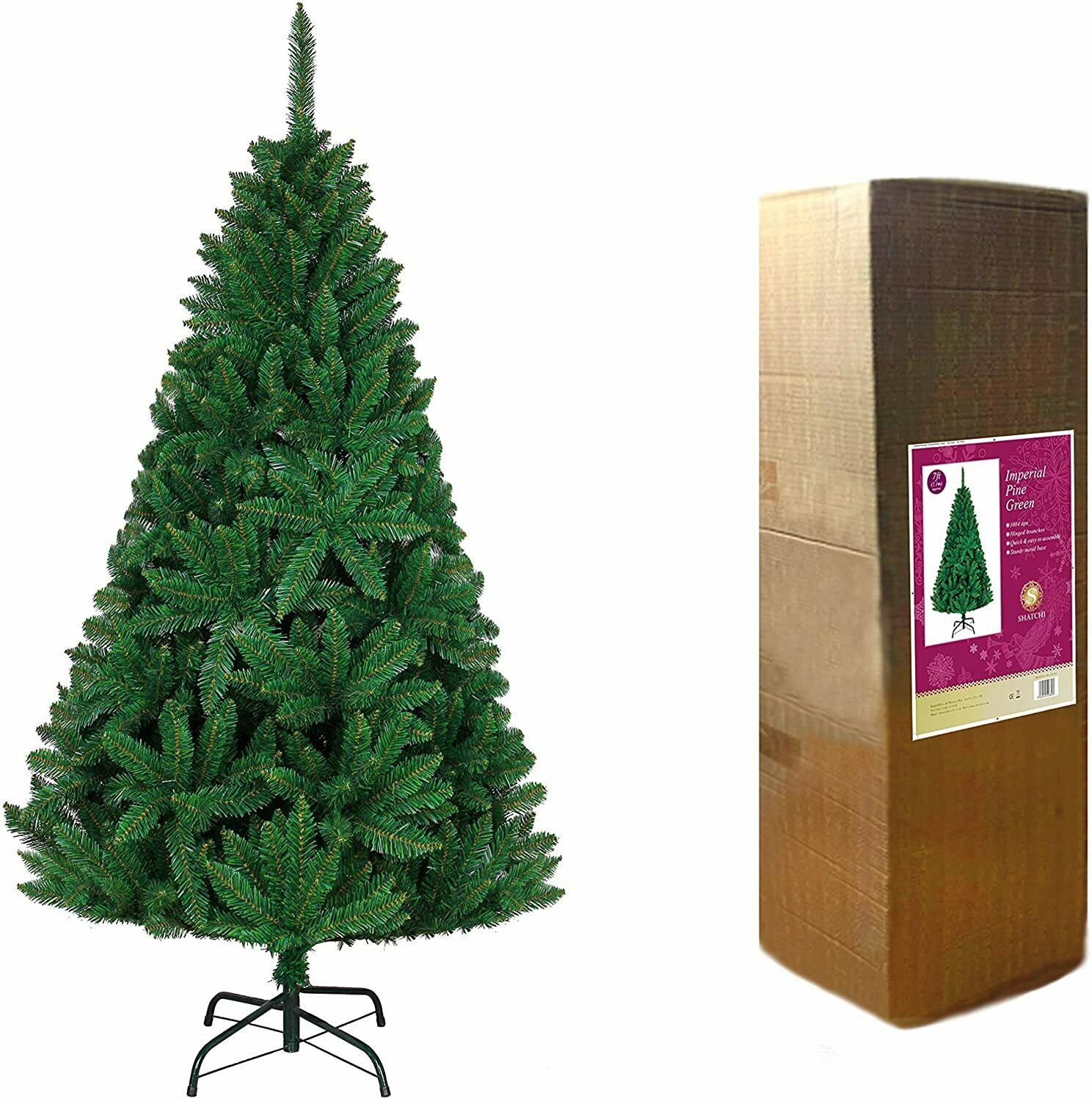 Imperial Pine Traditional Green Christmas Tree - 5ft/150cm - Image 4