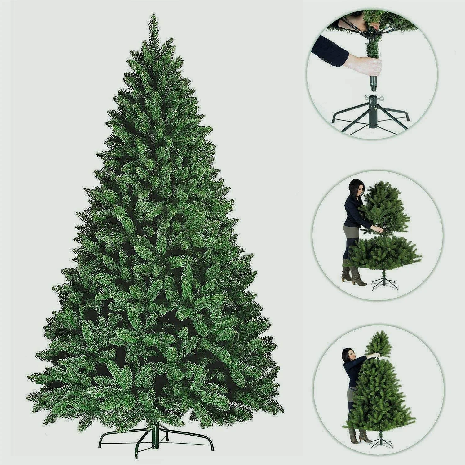 Imperial Pine Traditional Green Christmas Tree - 5ft/150cm - Image 6