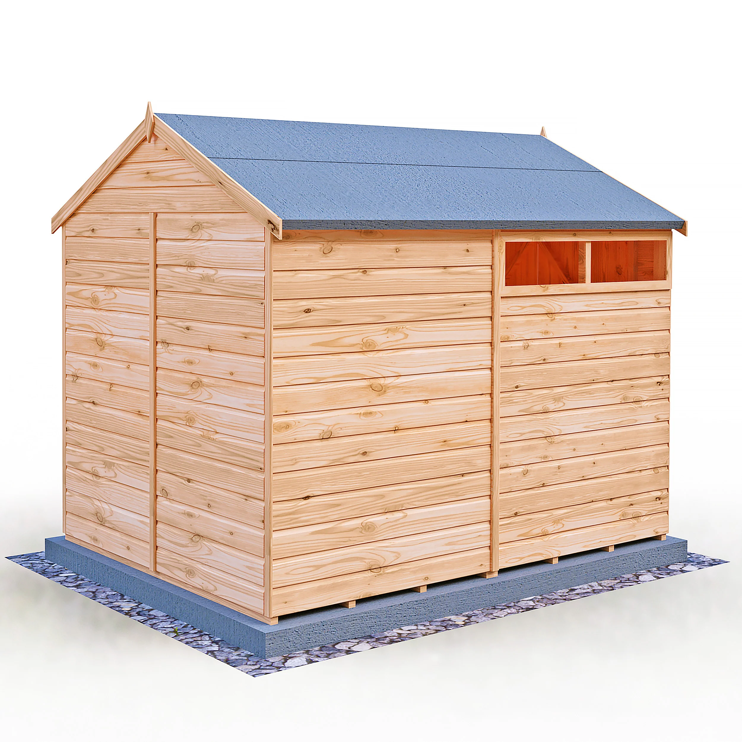 Sherburn 8 ft x 6 ft Shiplap Shed - Image 8