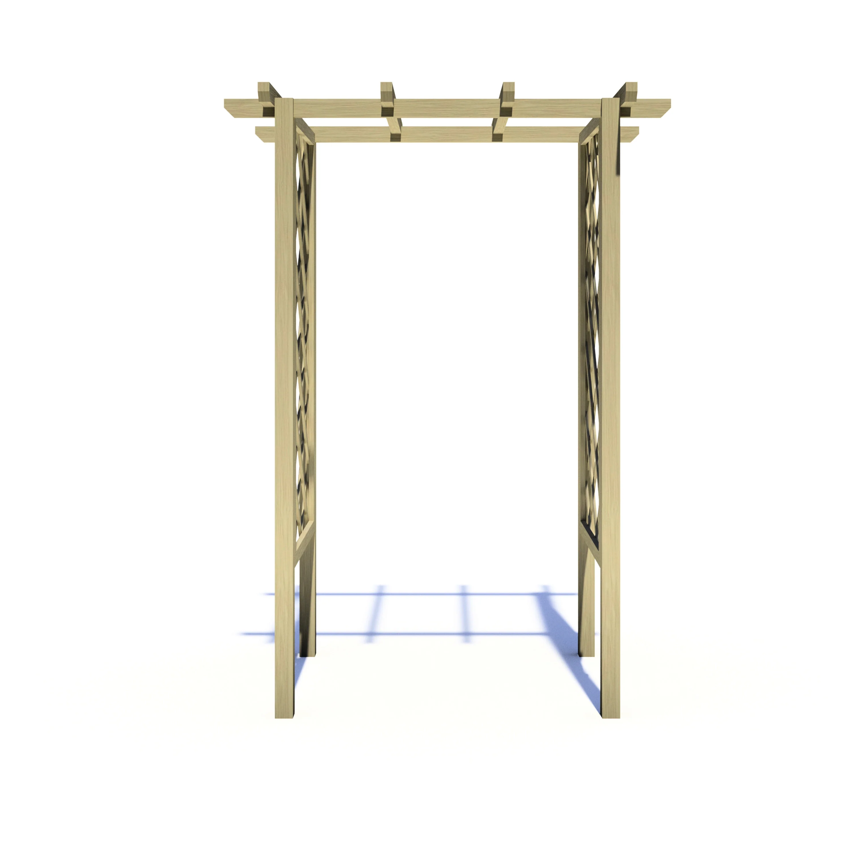 Shire 4x3 Arch Trellis Pergola - Image 5