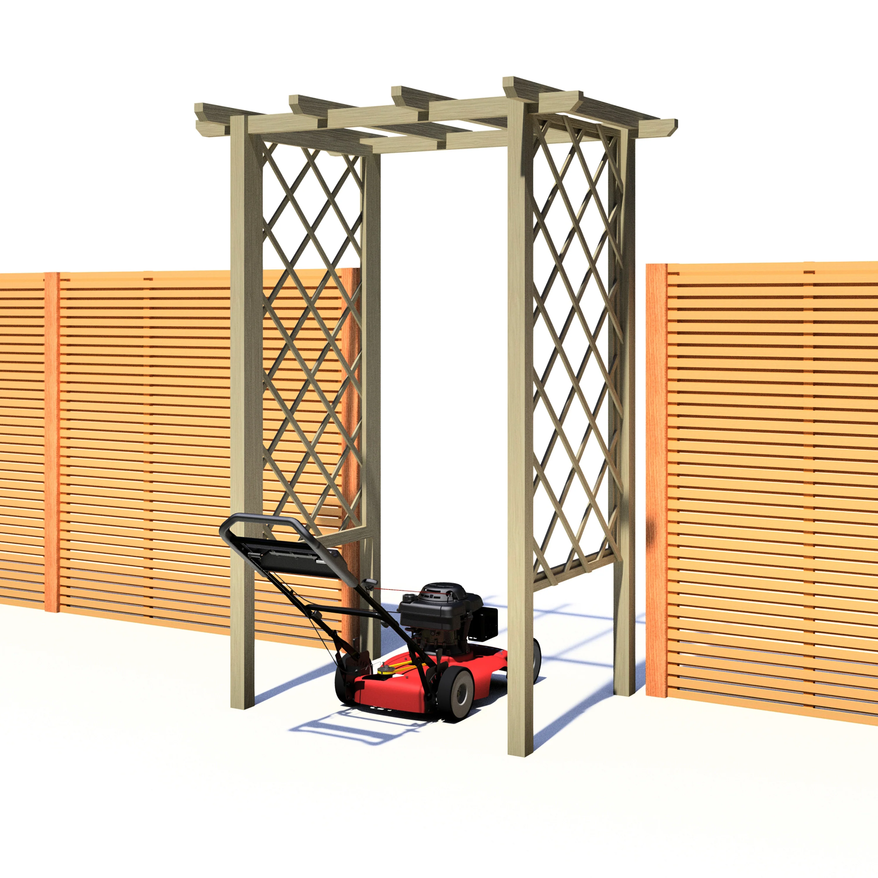 Shire 4x3 Arch Trellis Pergola - Image 6
