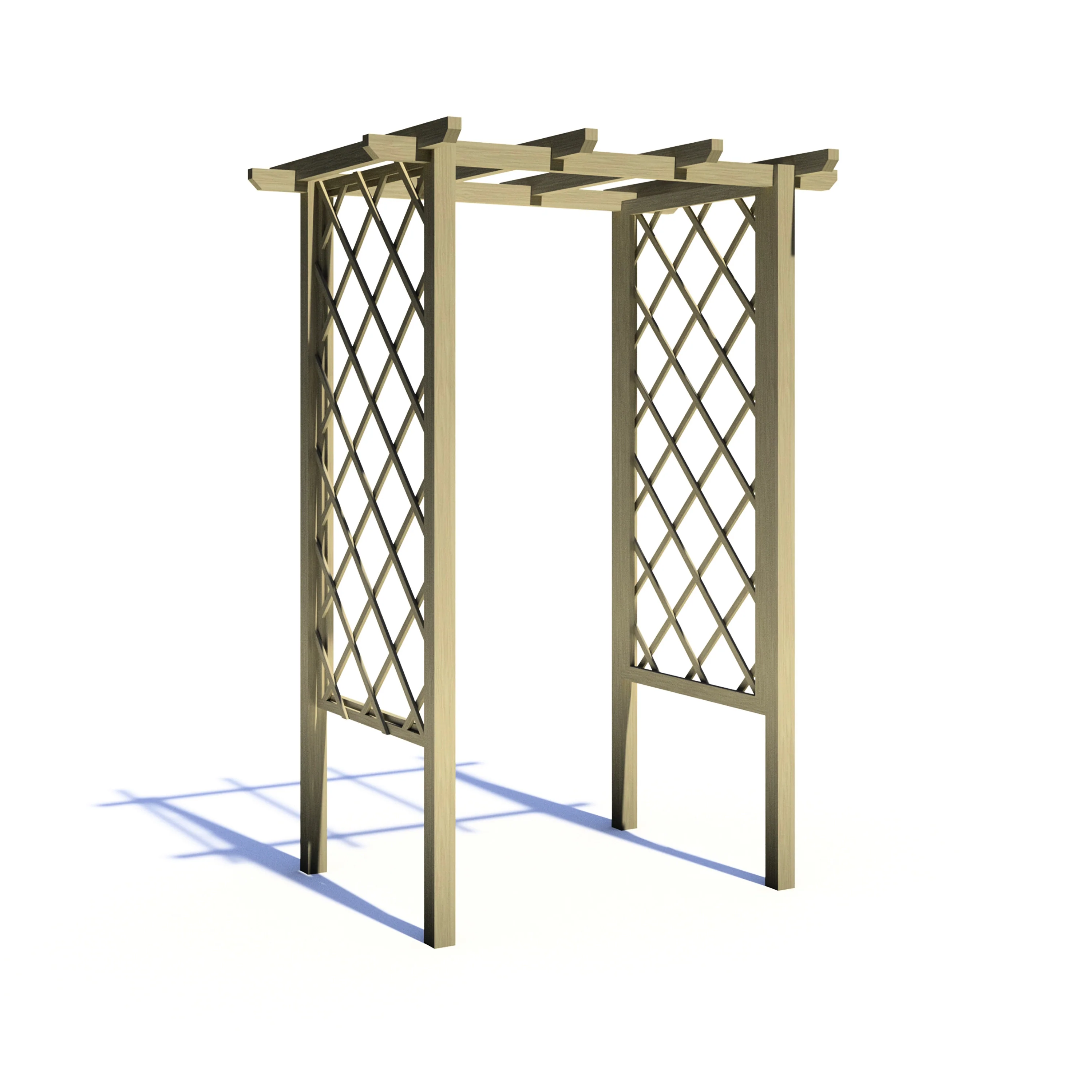 Shire 4x3 Arch Trellis Pergola - Image 7