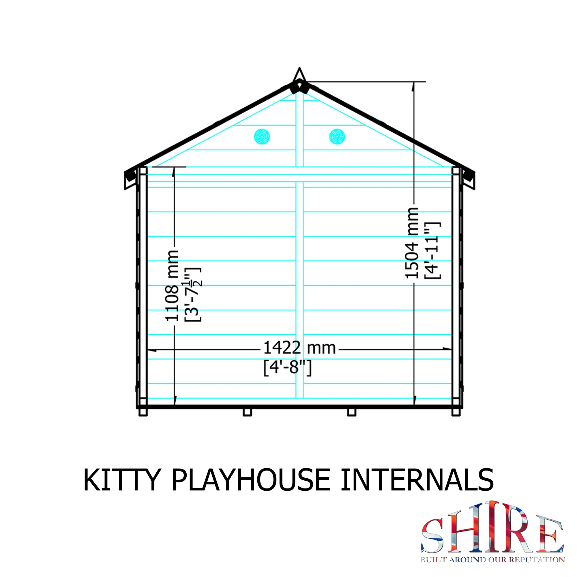 Shire 5x4 Kitty Playhouse - Image 5