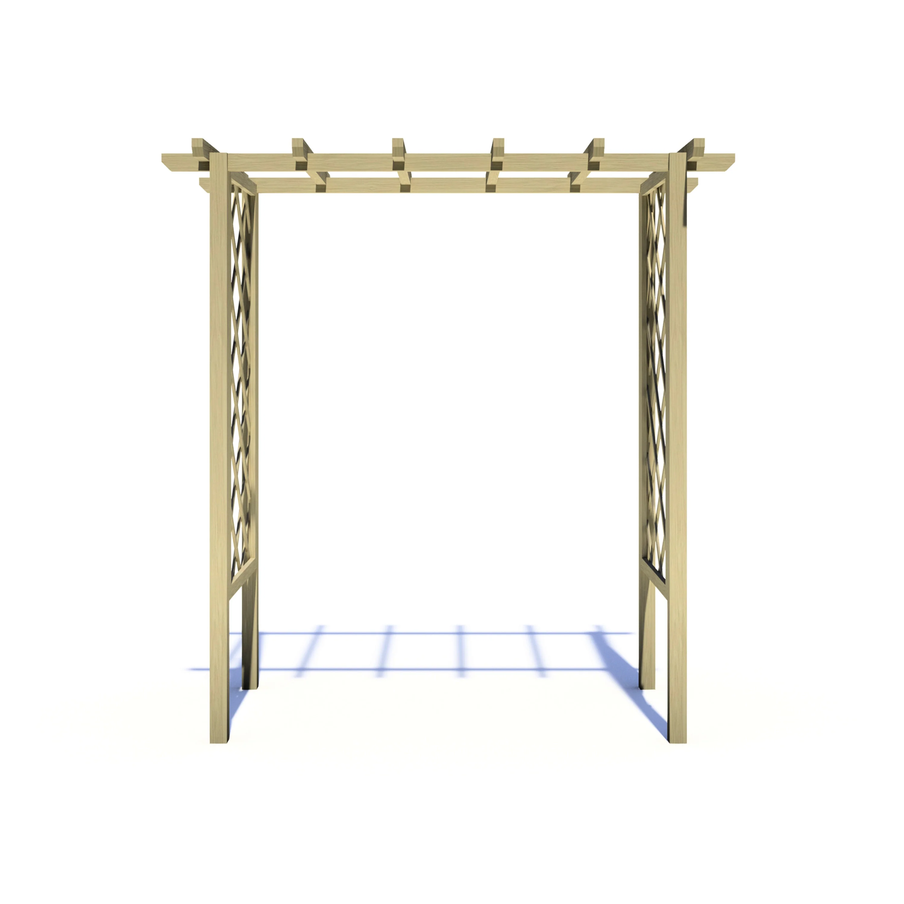 Shire 6x3 Arch Trellis Pergola - Image 5
