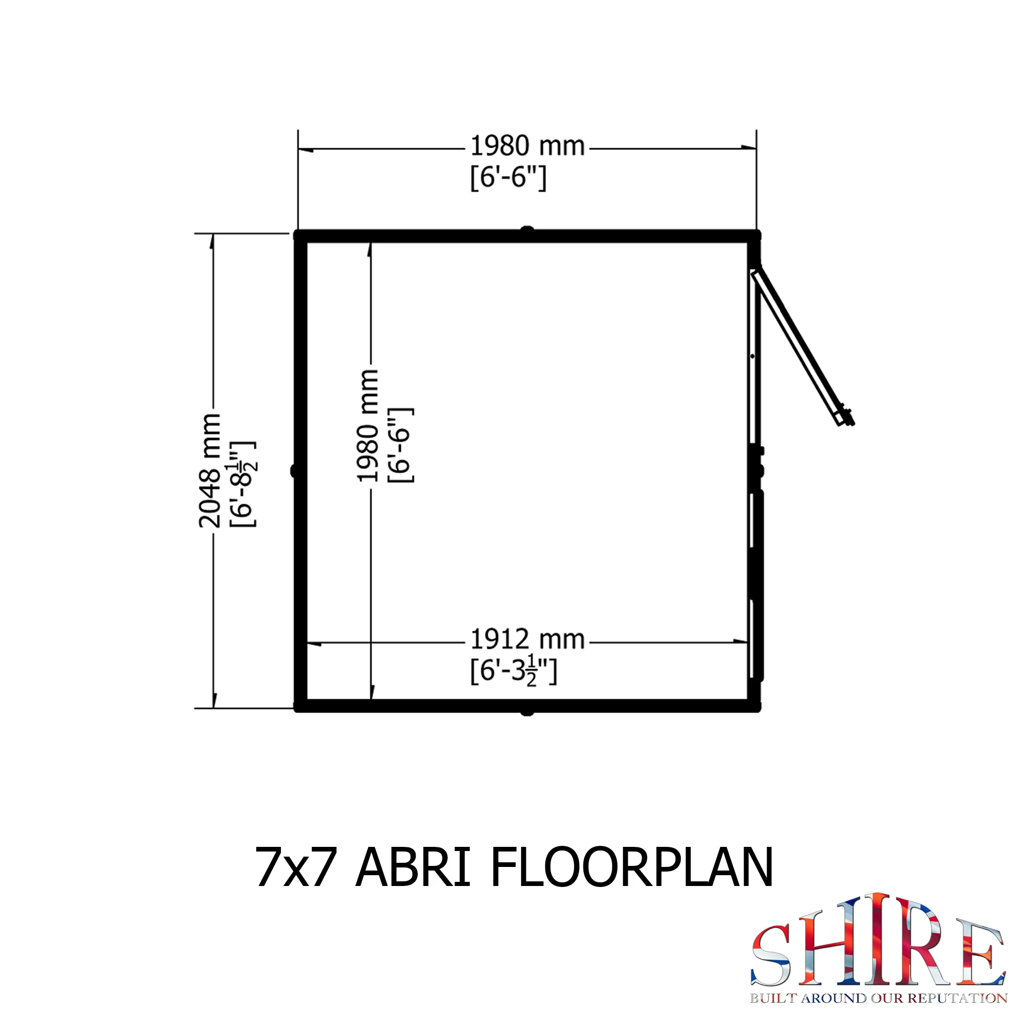 Shire Abri 7x7 Shed - Image 3