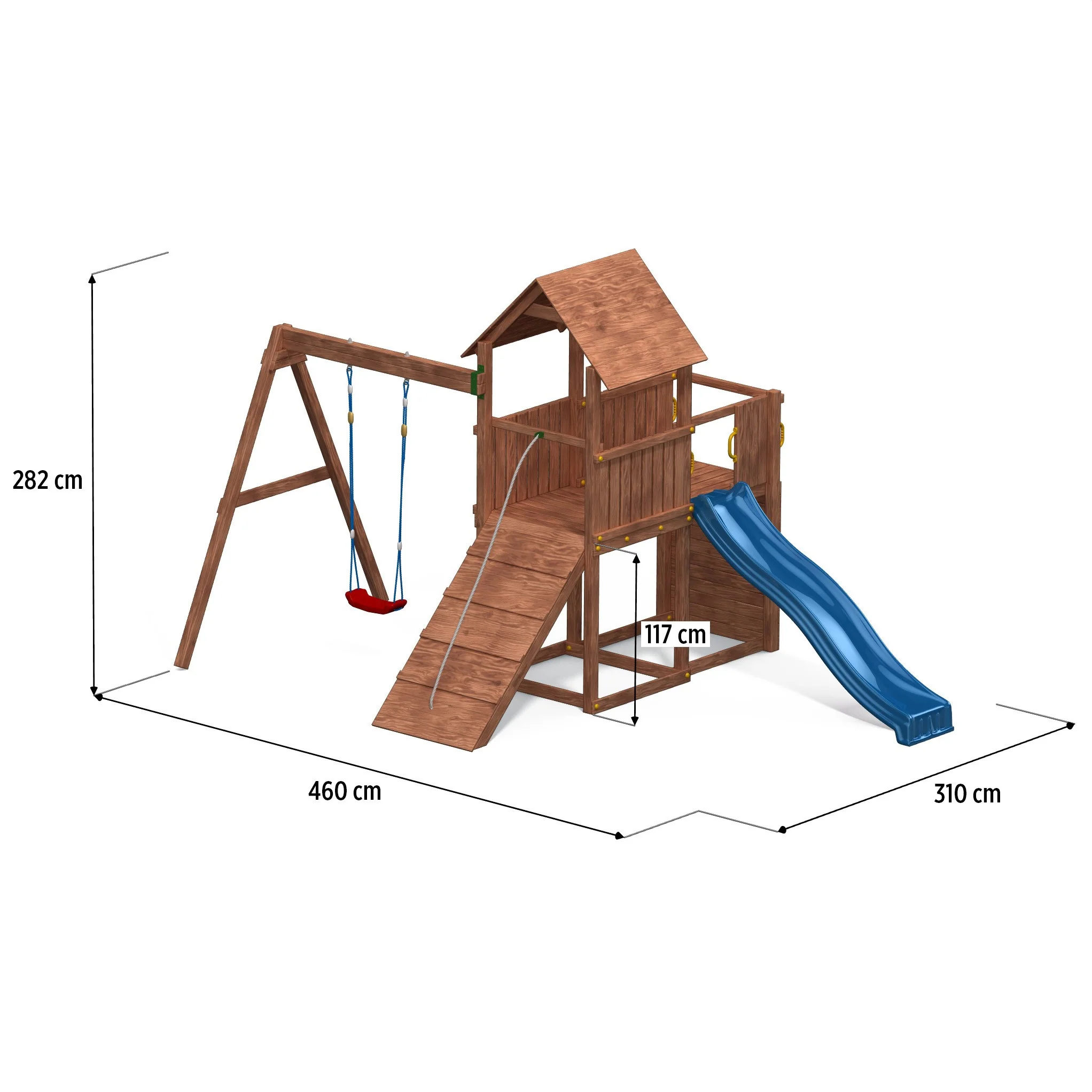 Shire Adventure Peaks Fortress 3 Climbing Frame - Image 4