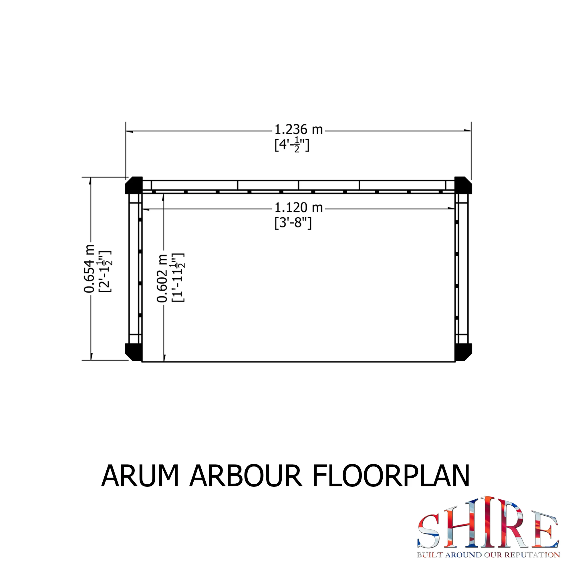 Shire Arum Arbour Seat - Image 4