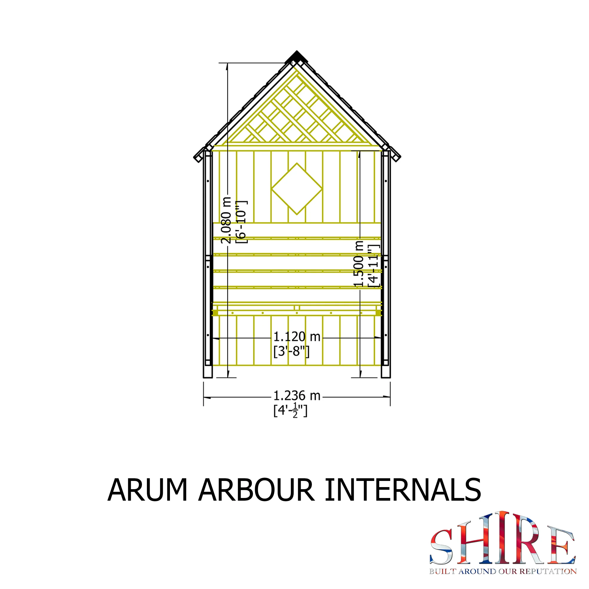Shire Arum Arbour Seat - Image 5