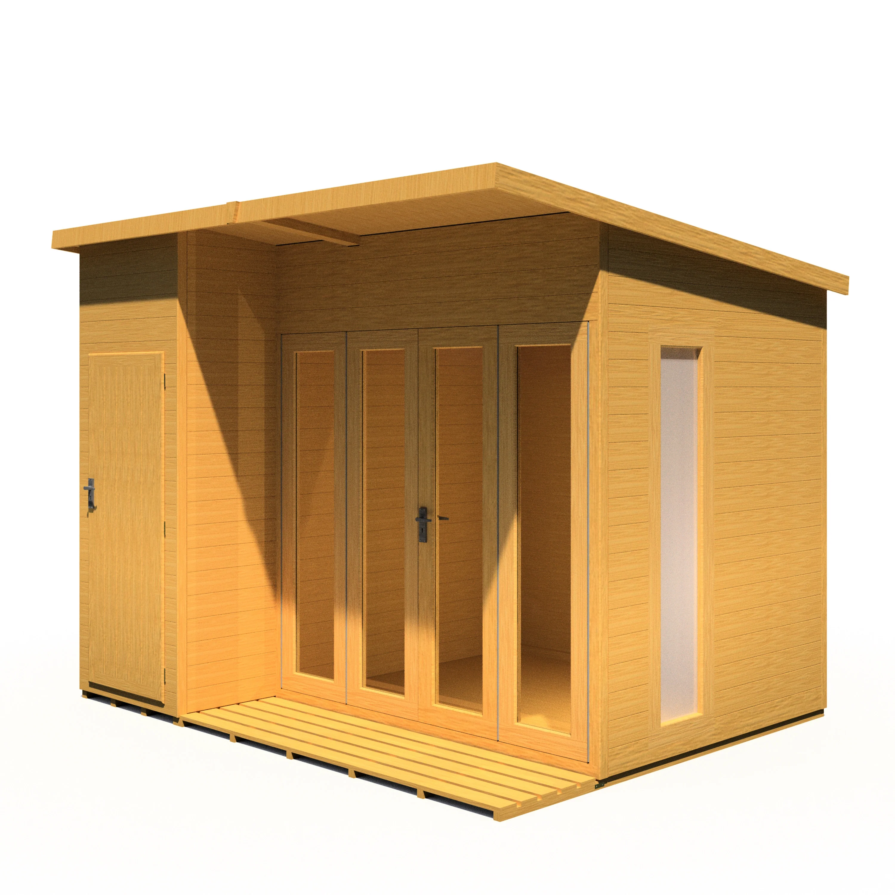Shire Aster 10x8 Summerhouse Left Hand Store Version - Image 17