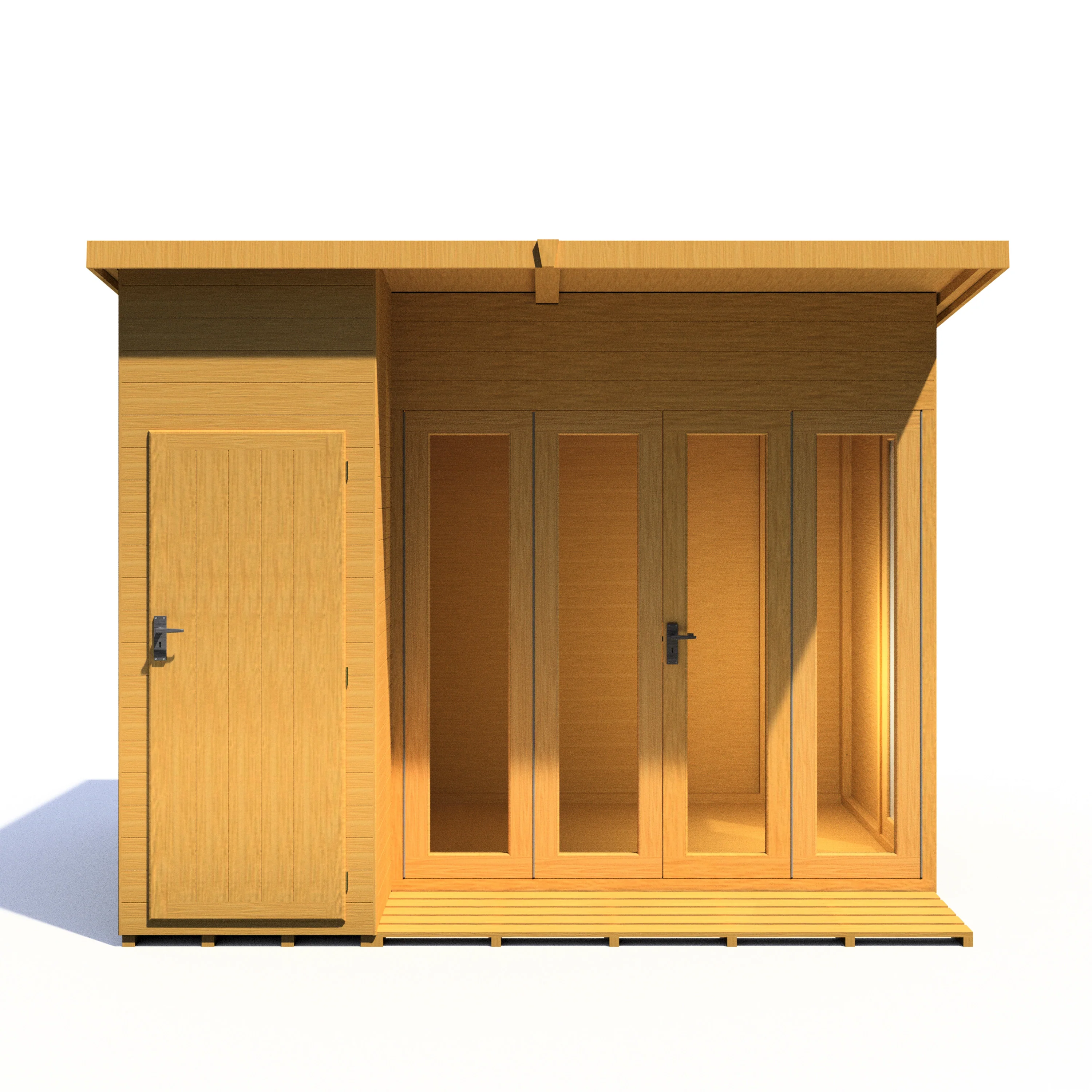 Shire Aster 10x8 Summerhouse Left Hand Store Version - Image 18