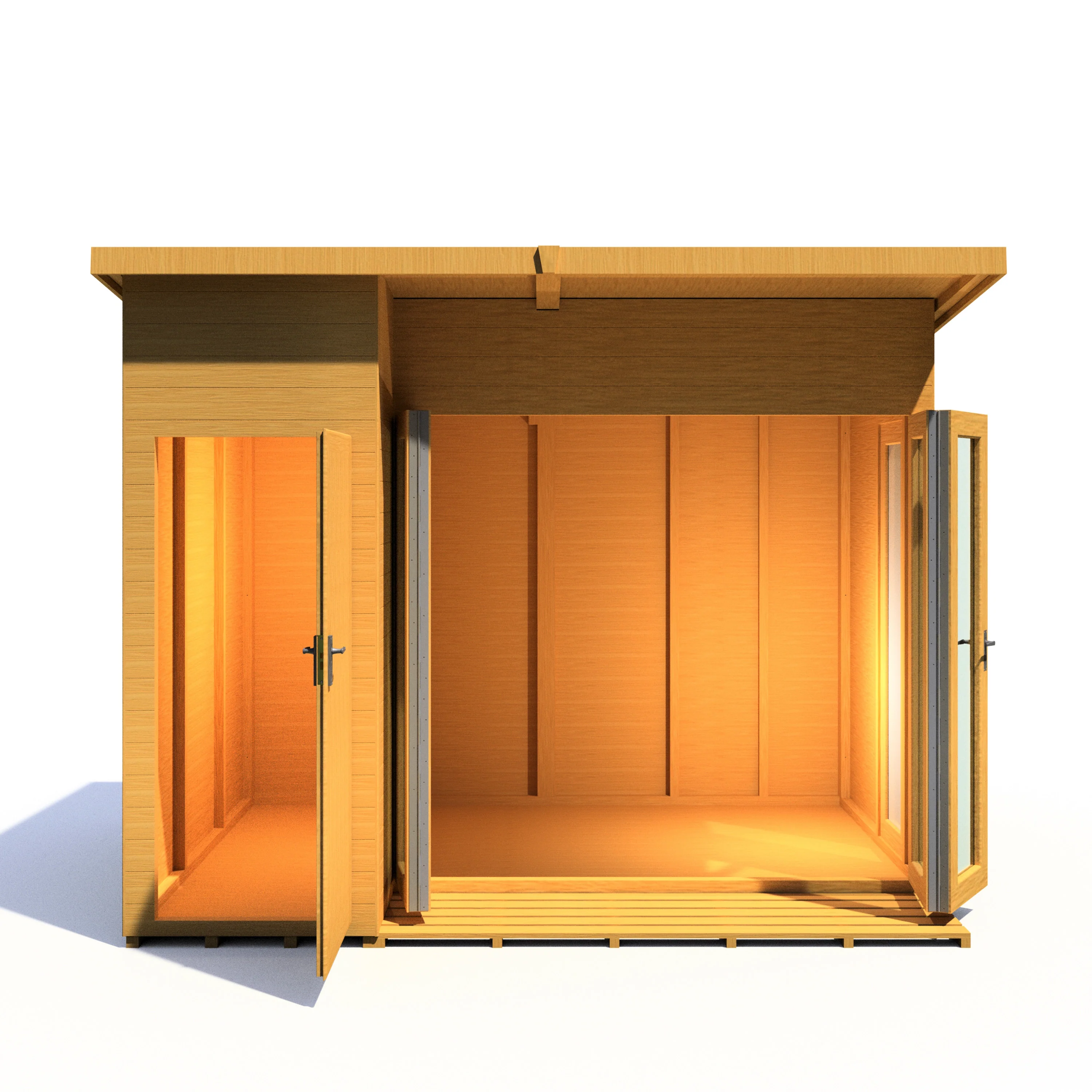 Shire Aster 10x8 Summerhouse Left Hand Store Version - Image 2