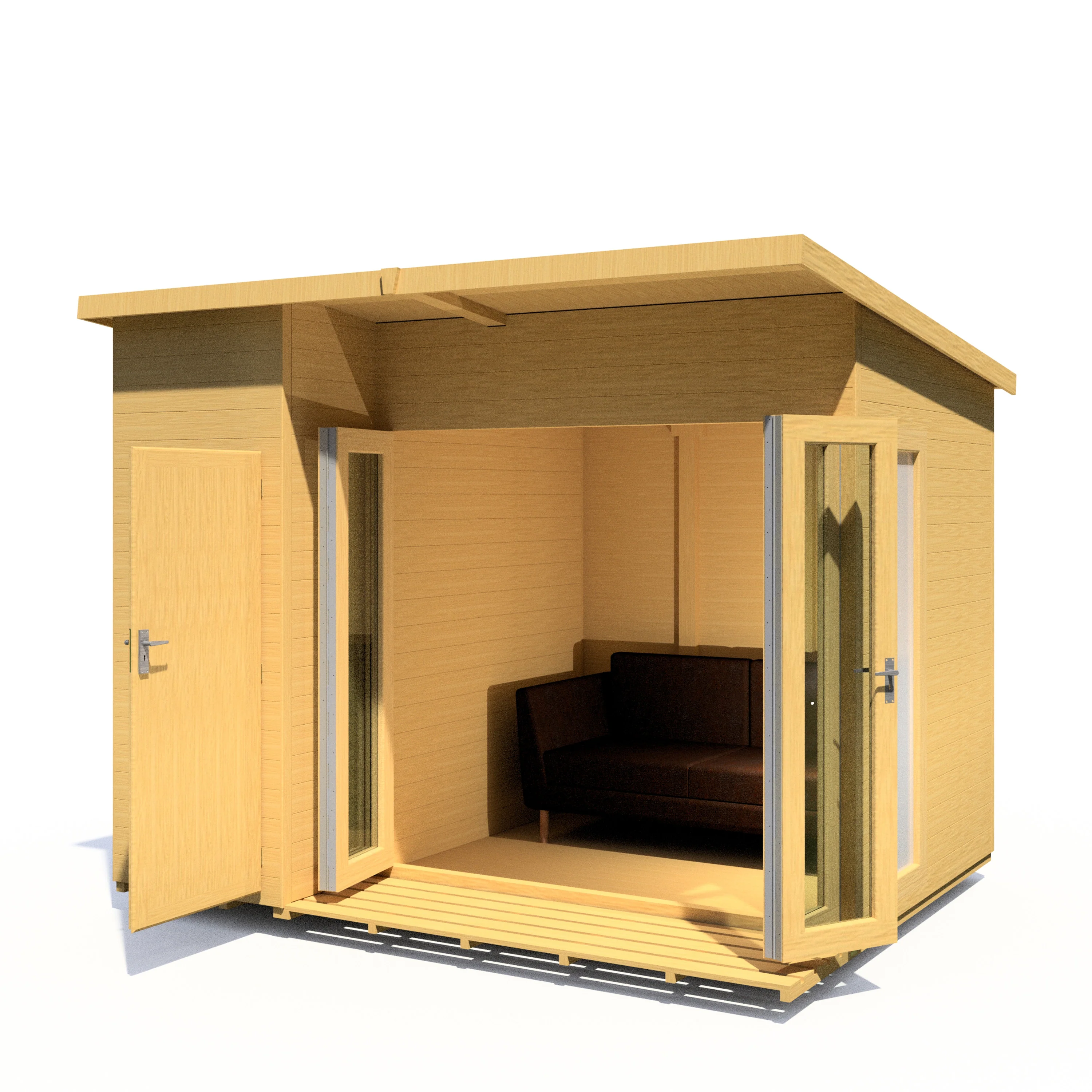 Shire Aster 10x8 Summerhouse Left Hand Store Version - Image 20