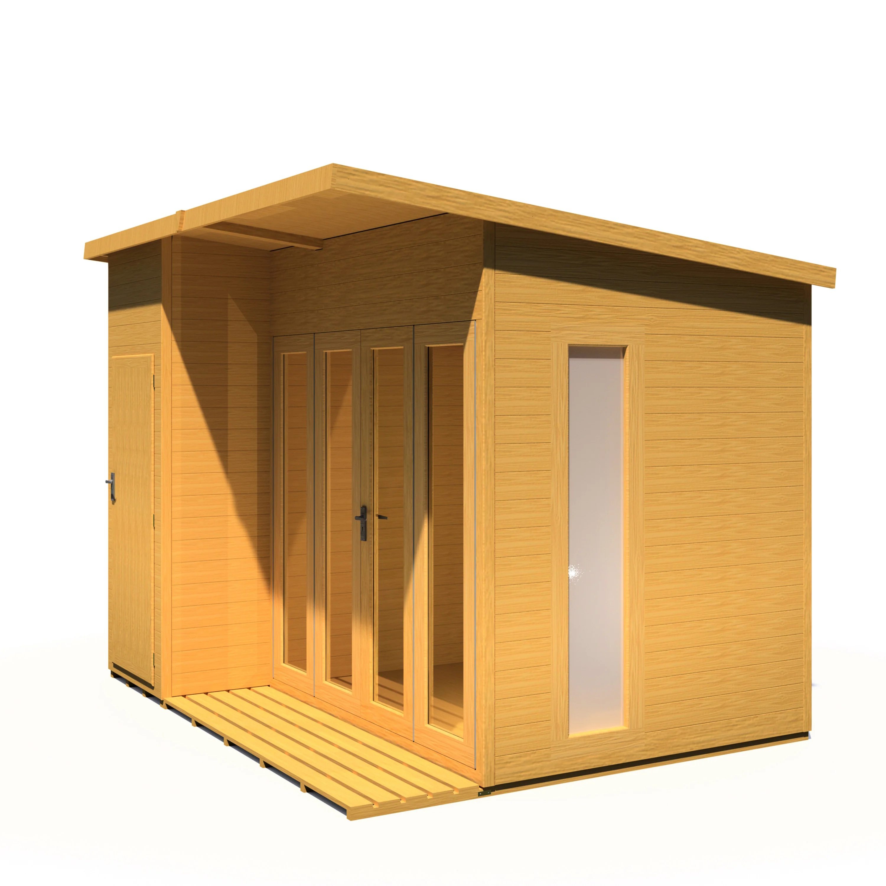 Shire Aster 10x8 Summerhouse Left Hand Store Version - Image 5