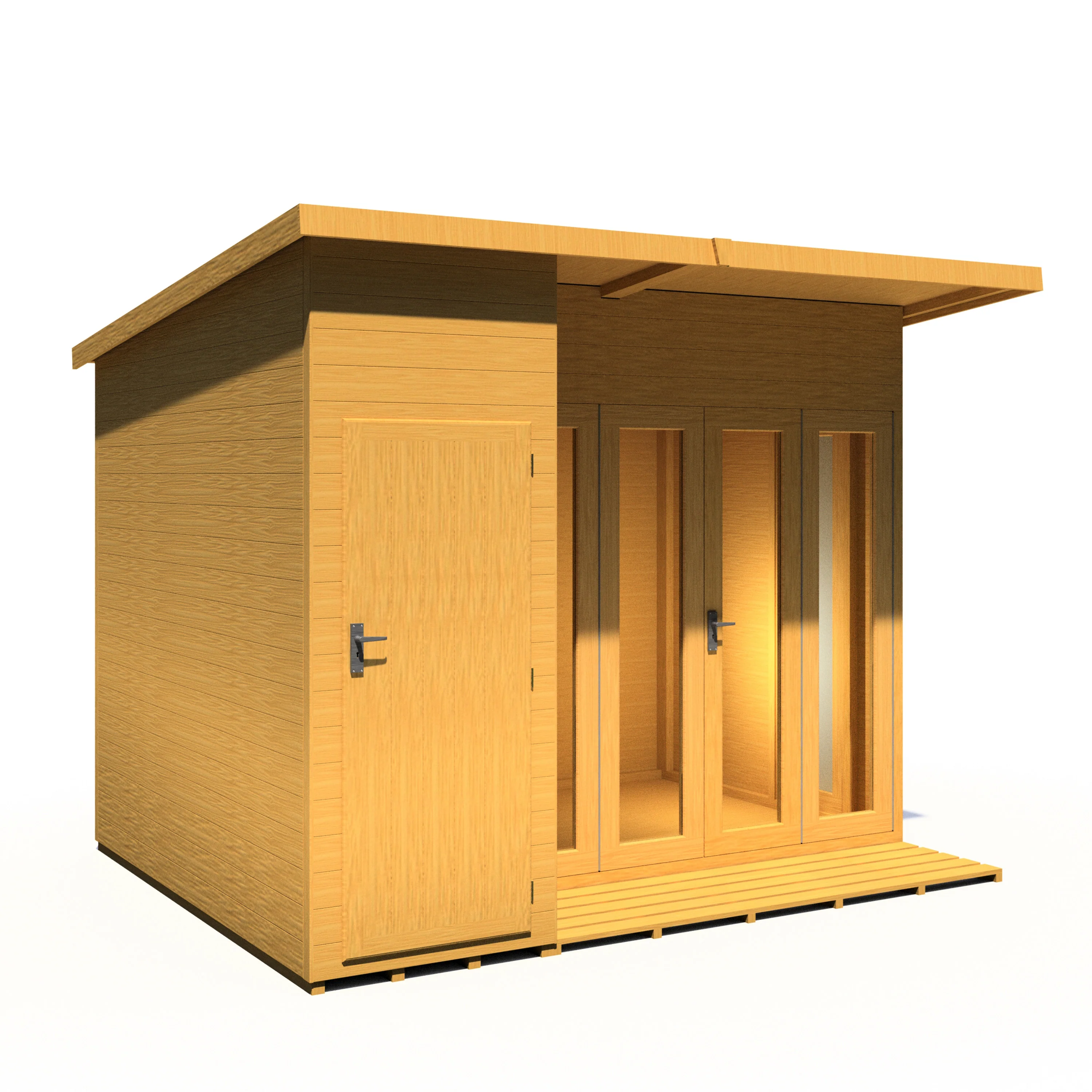 Shire Aster 10x8 Summerhouse Left Hand Store Version - Image 6