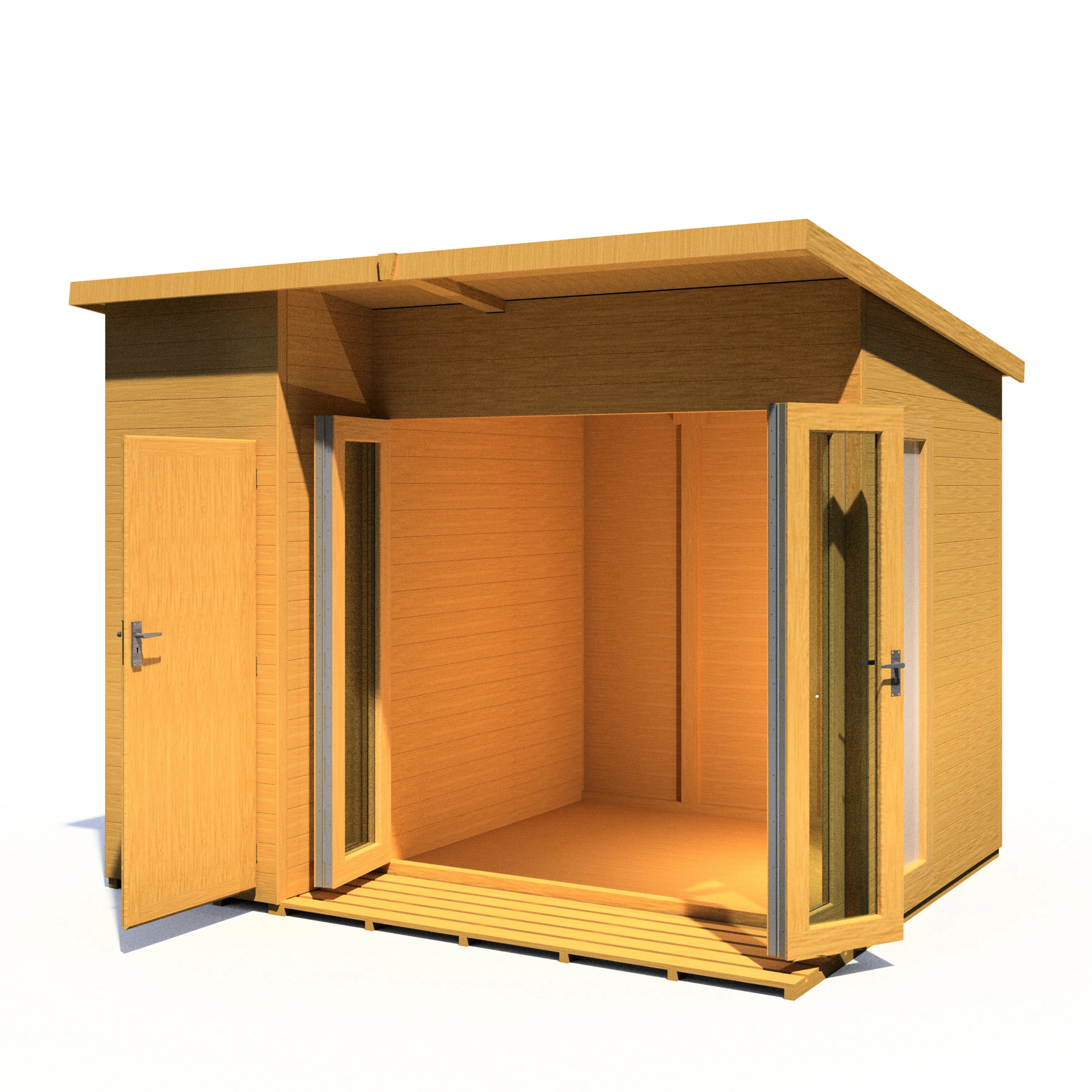 Shire Aster 10x8 Summerhouse Left Hand Store Version - Image 8