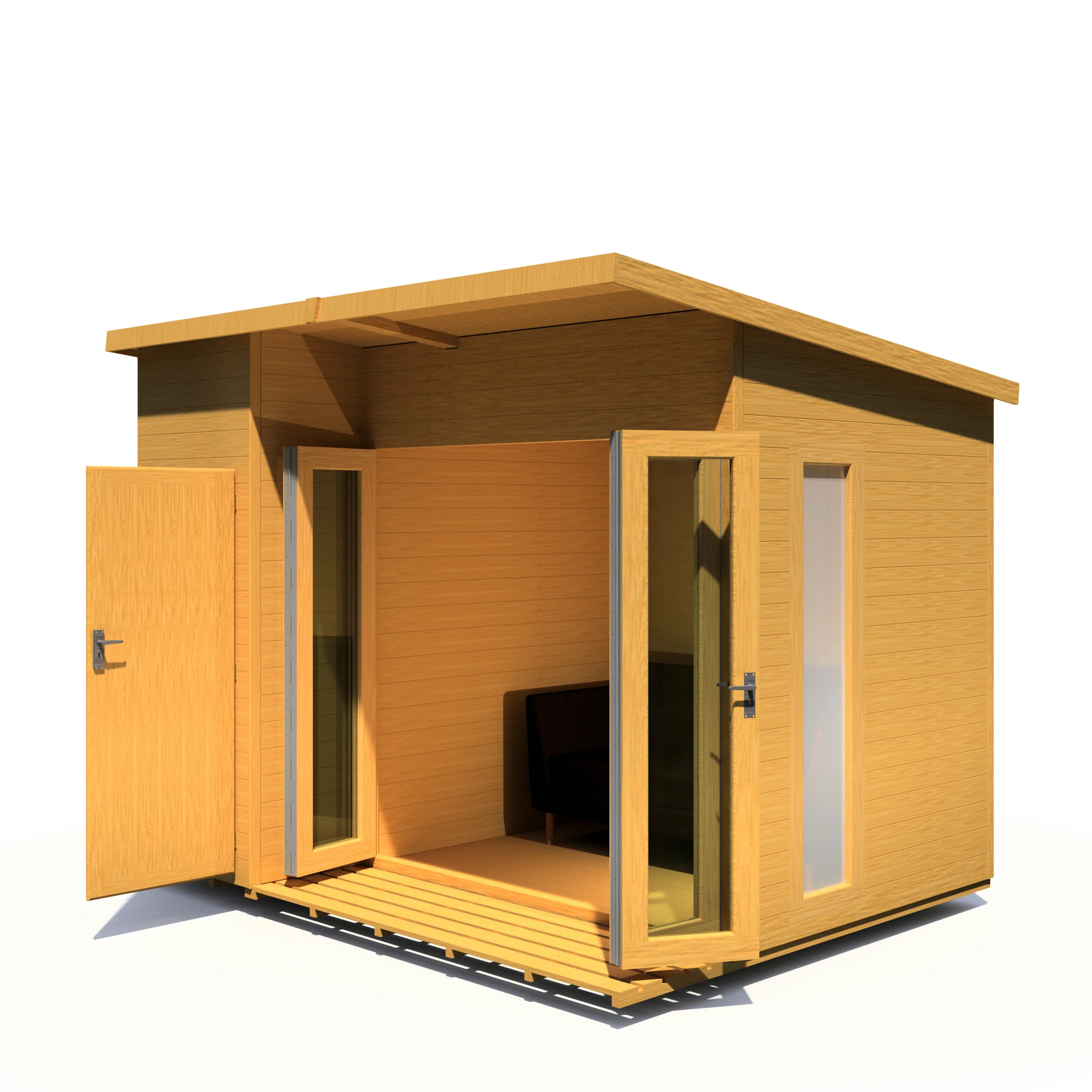 Shire Aster 10x8 Summerhouse Left Hand Store Version - Image 9