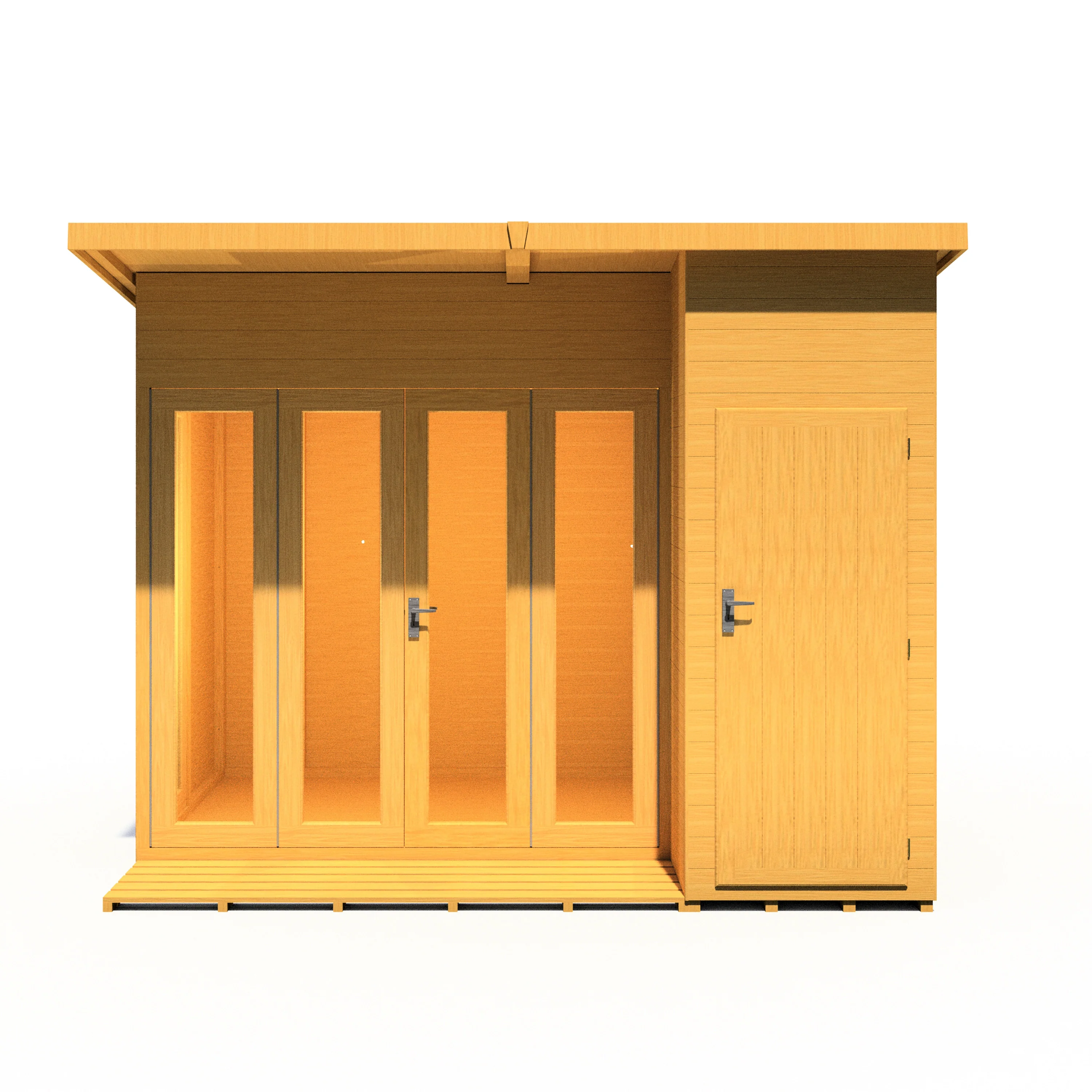 Shire Aster 10x8 Summerhouse Right Hand Store Version - Image 10