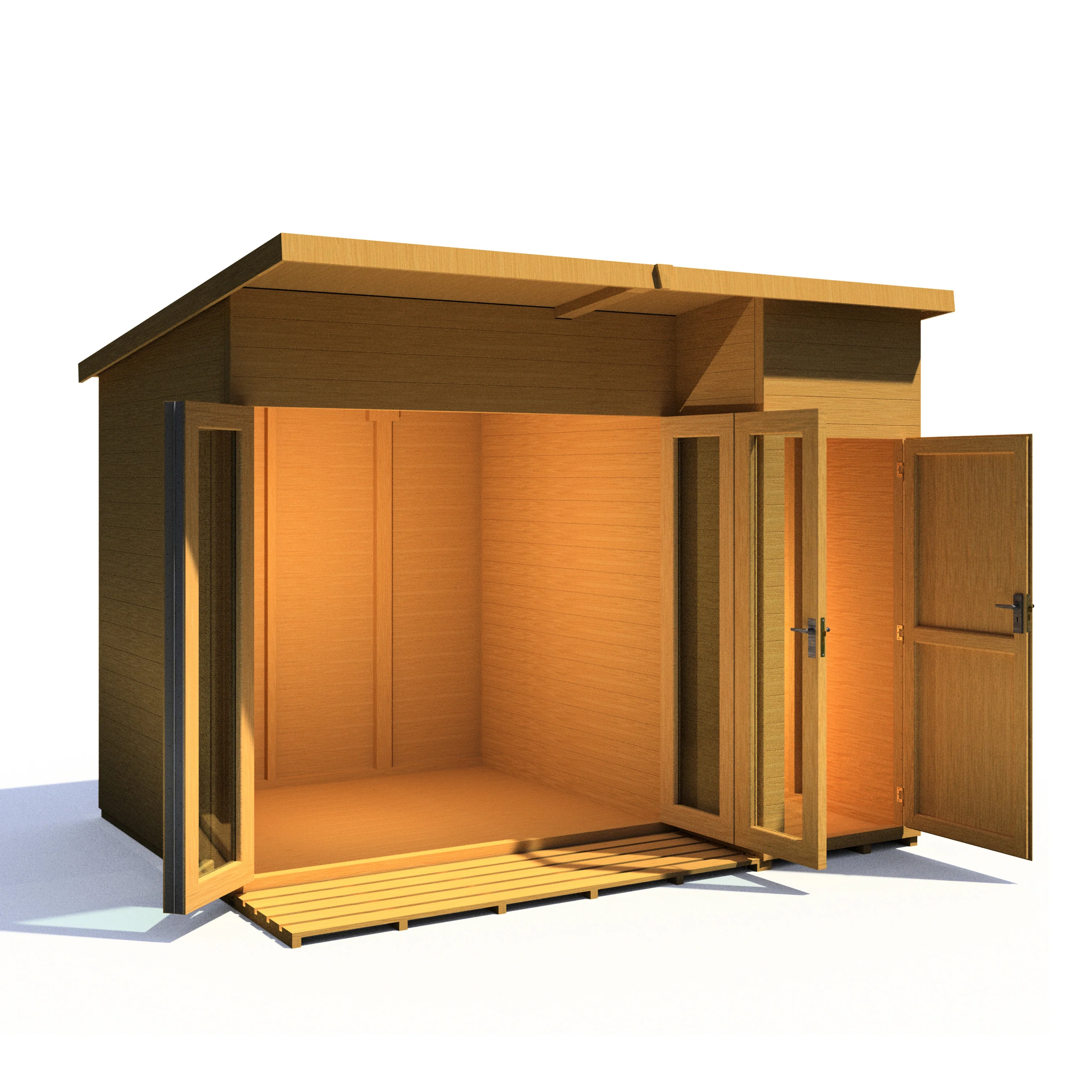 Shire Aster 10x8 Summerhouse Right Hand Store Version - Image 12