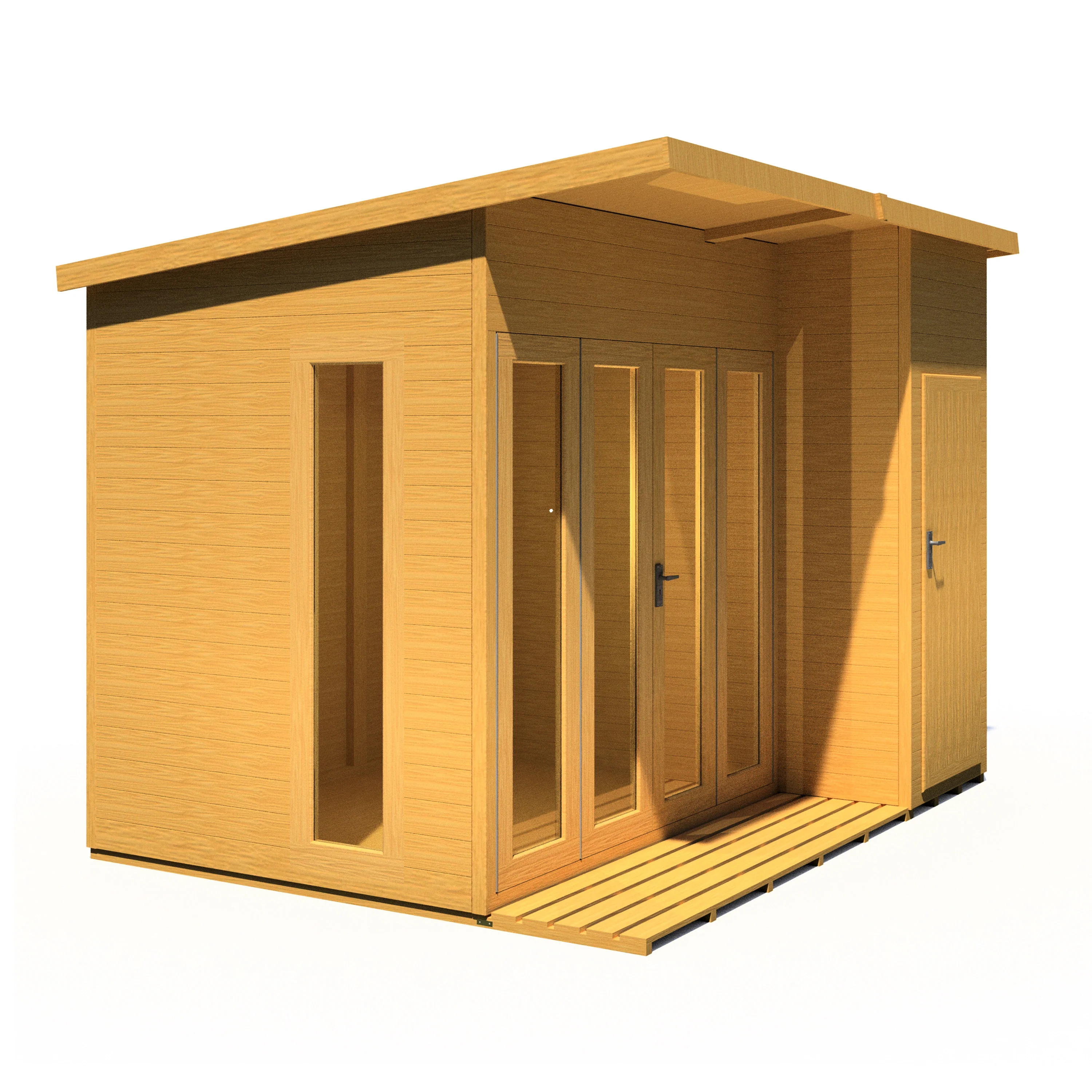 Shire Aster 10x8 Summerhouse Right Hand Store Version - Image 14