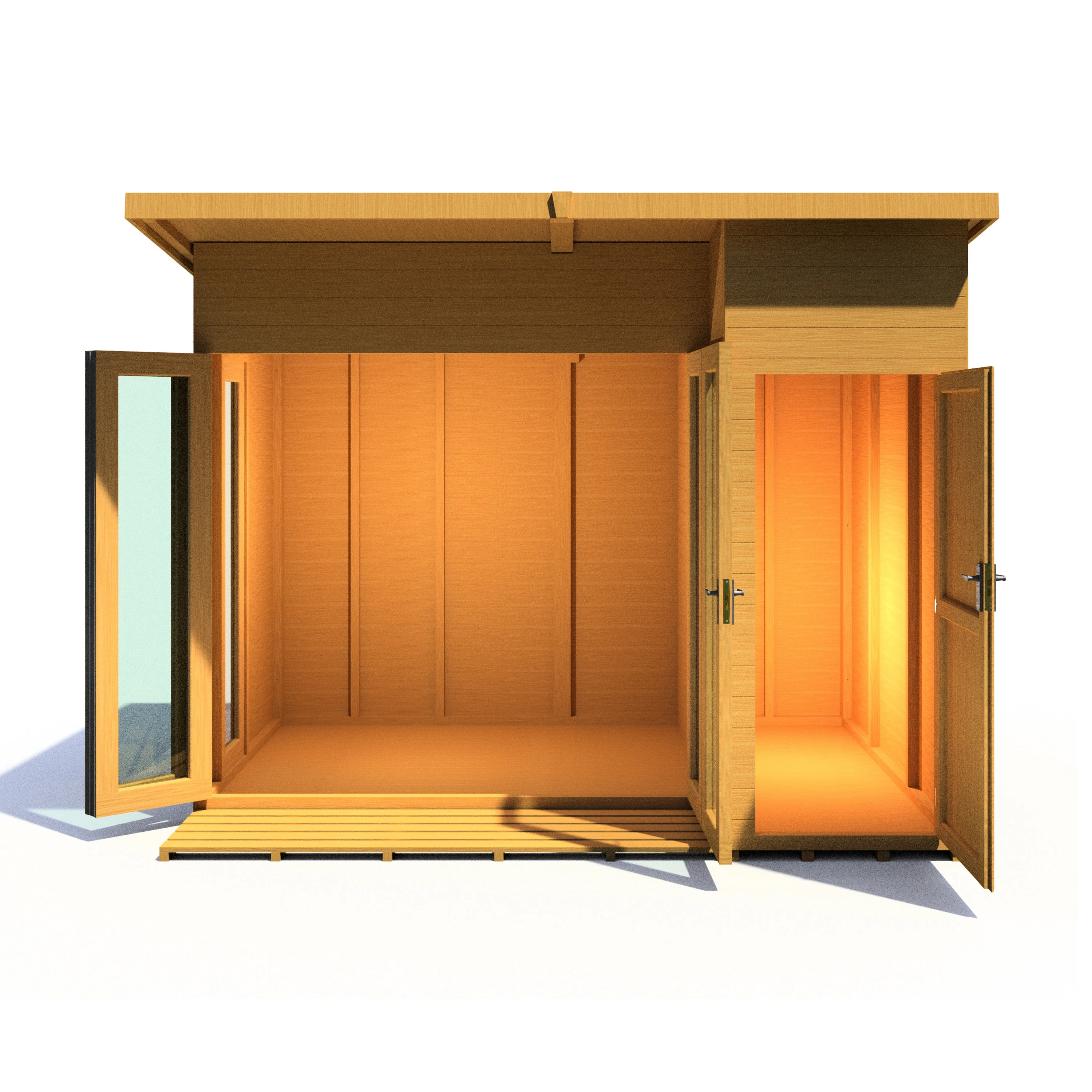 Shire Aster 10x8 Summerhouse Right Hand Store Version - Image 2