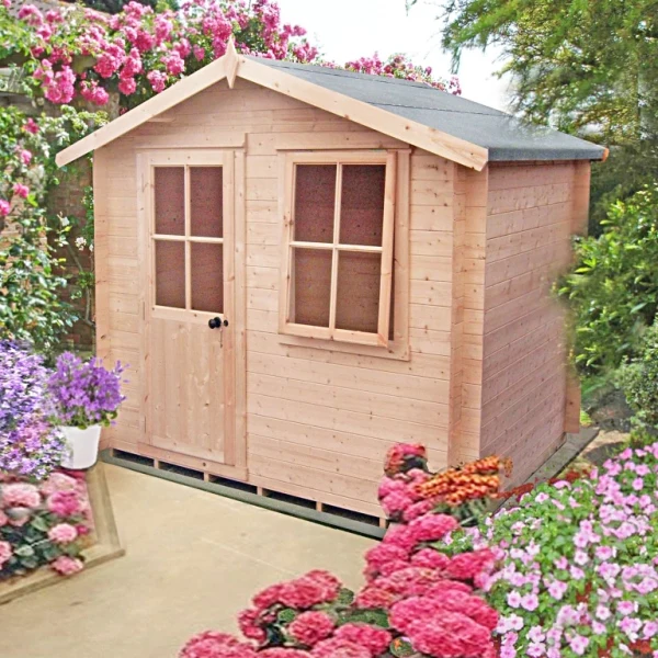 Shire Avesbury 8x6 19mm Log Cabin