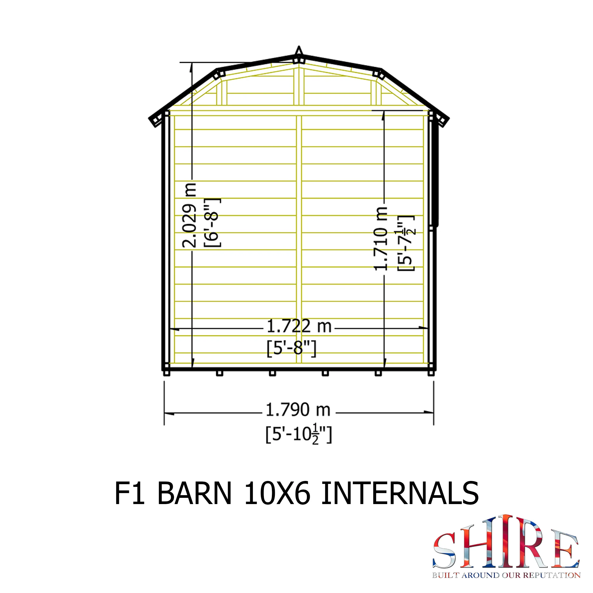 Shire Barn 10x6 Shed Workshop - Image 10