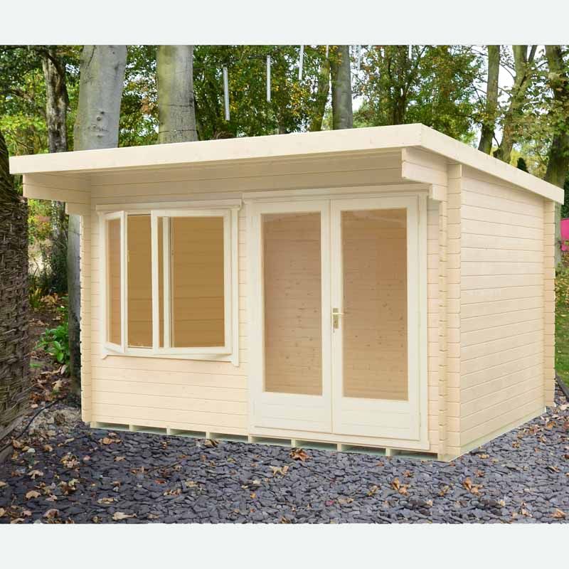 Shire Belgravia 10x12 28mm Log Cabin - Image 2