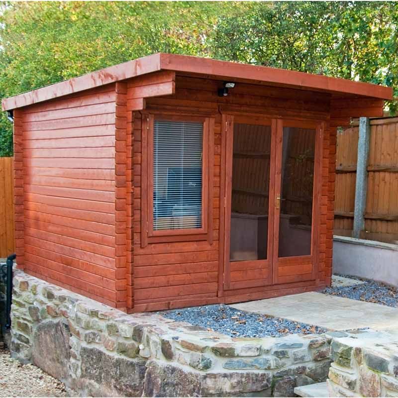 Shire Belgravia 12x12 28mm Log Cabin - Image 8