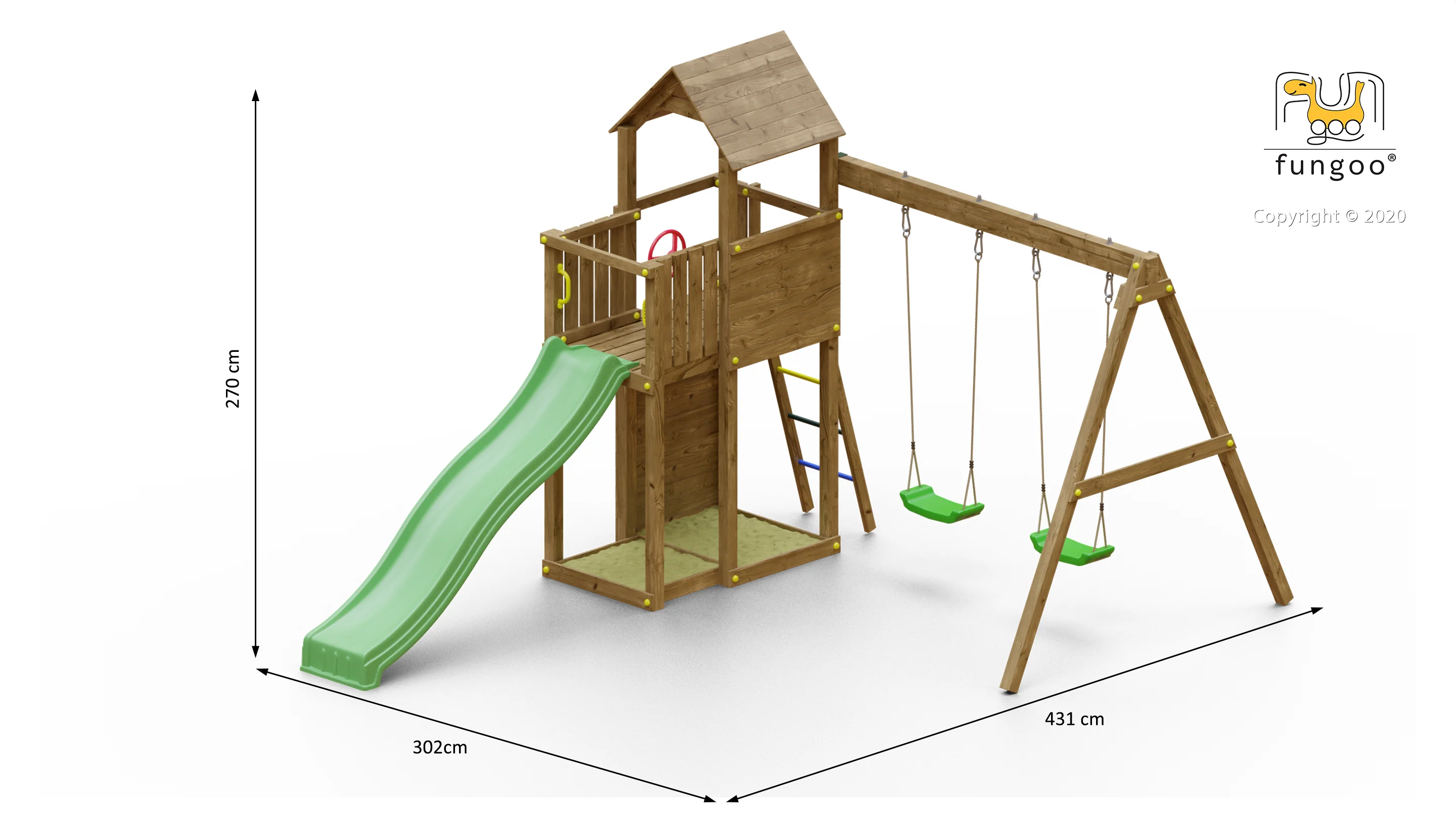 Shire Boomer Climbing Frame - Image 5