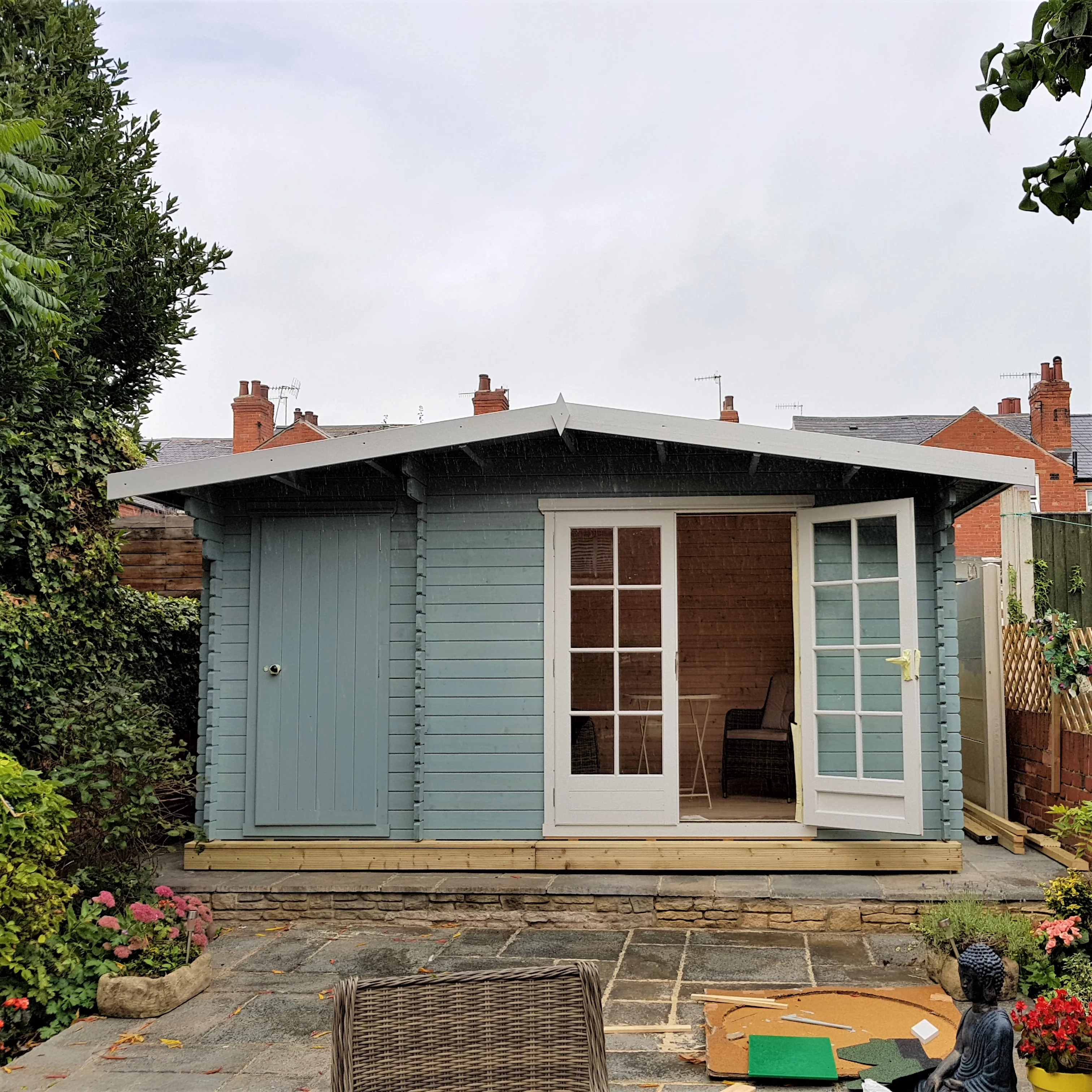 Shire Bourne 14x10 Log Cabin - Image 10
