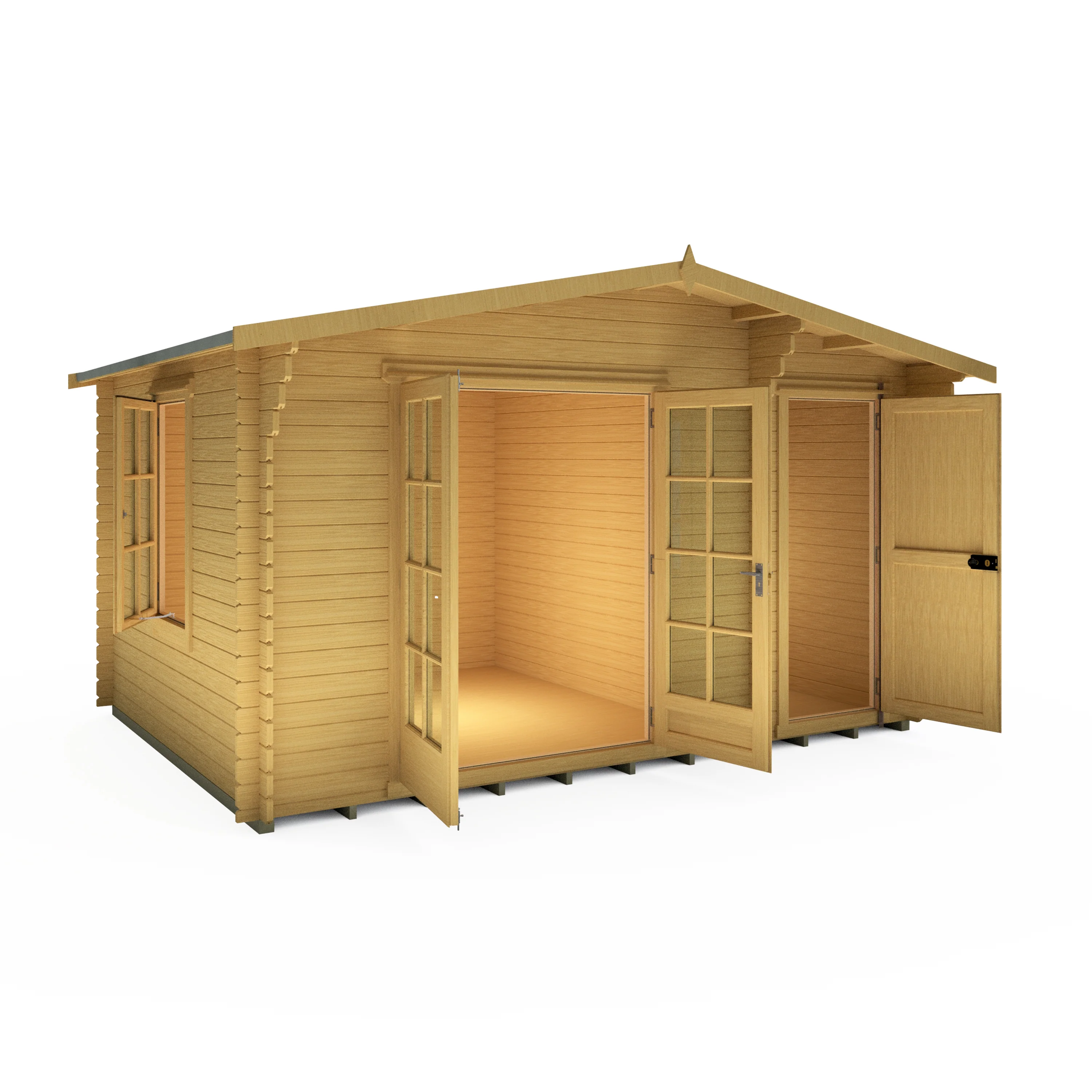 Shire Bourne 14x10 Log Cabin - Image 5