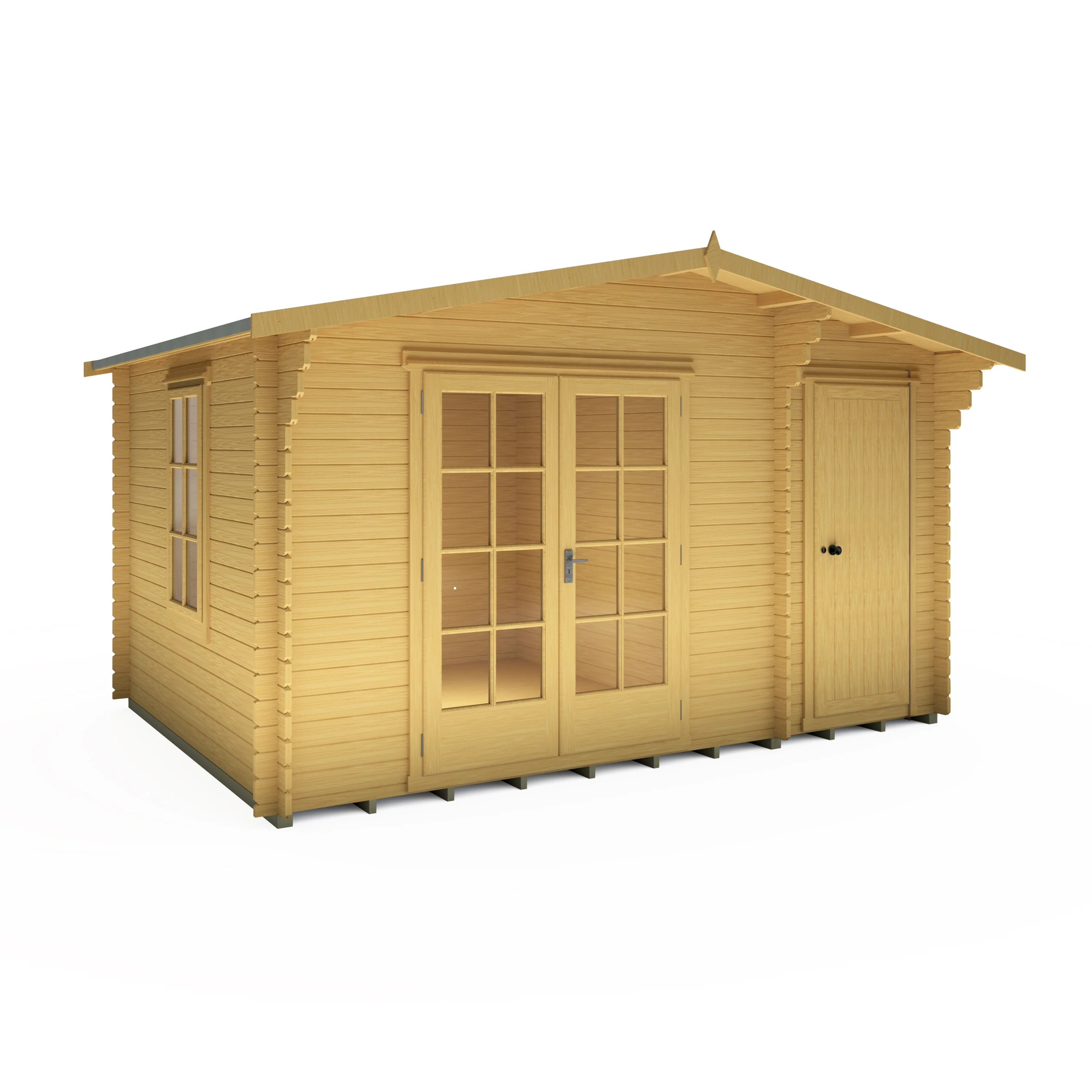 Shire Bourne 14x10 Log Cabin - Image 6