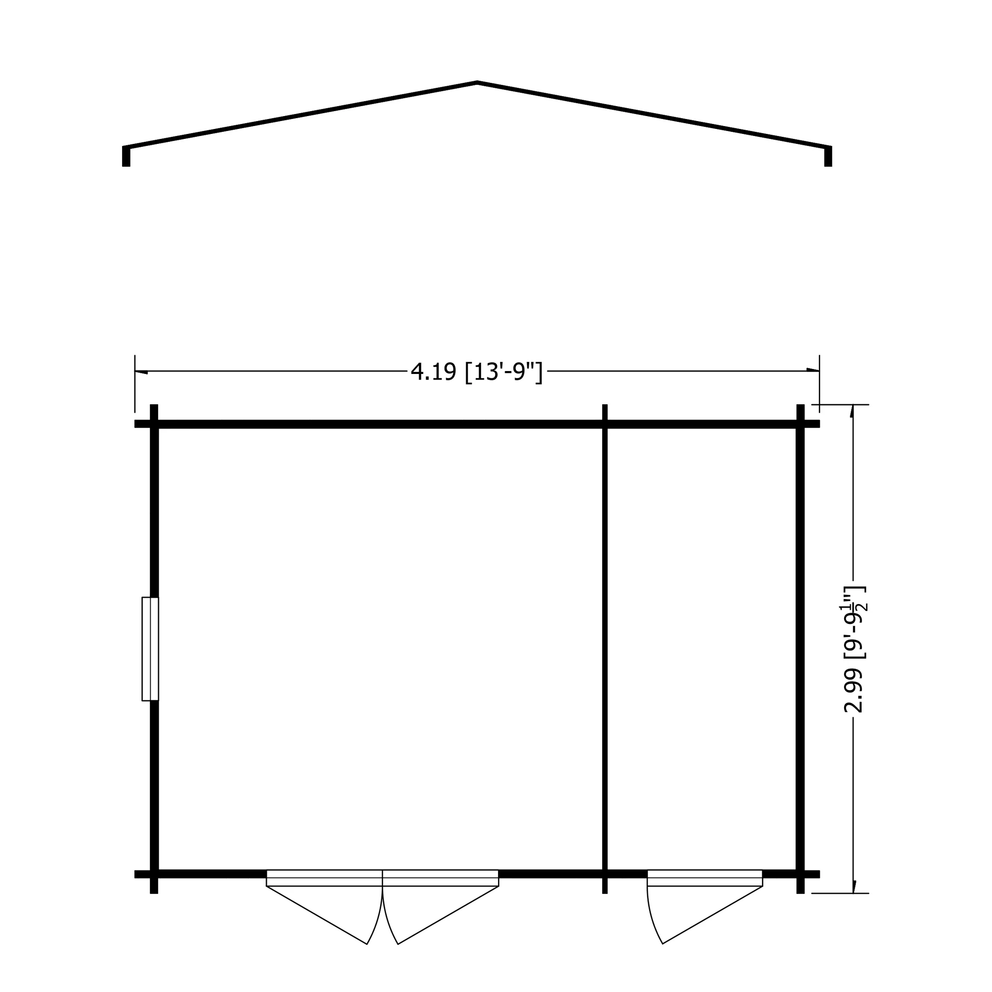 Shire Bourne 14x10 Log Cabin - Image 7