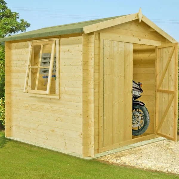 Shire Bradley 10x10 19mm Log Cabin