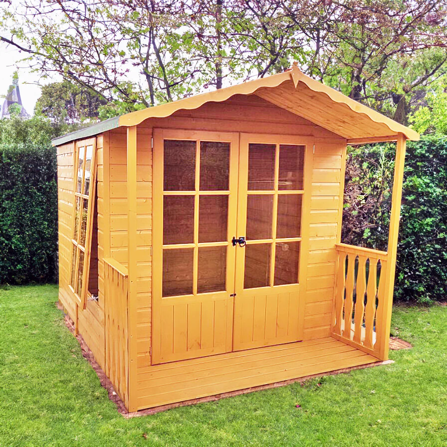 Shire Buckingham 7x7 Summerhouse with Verandah - Image 2
