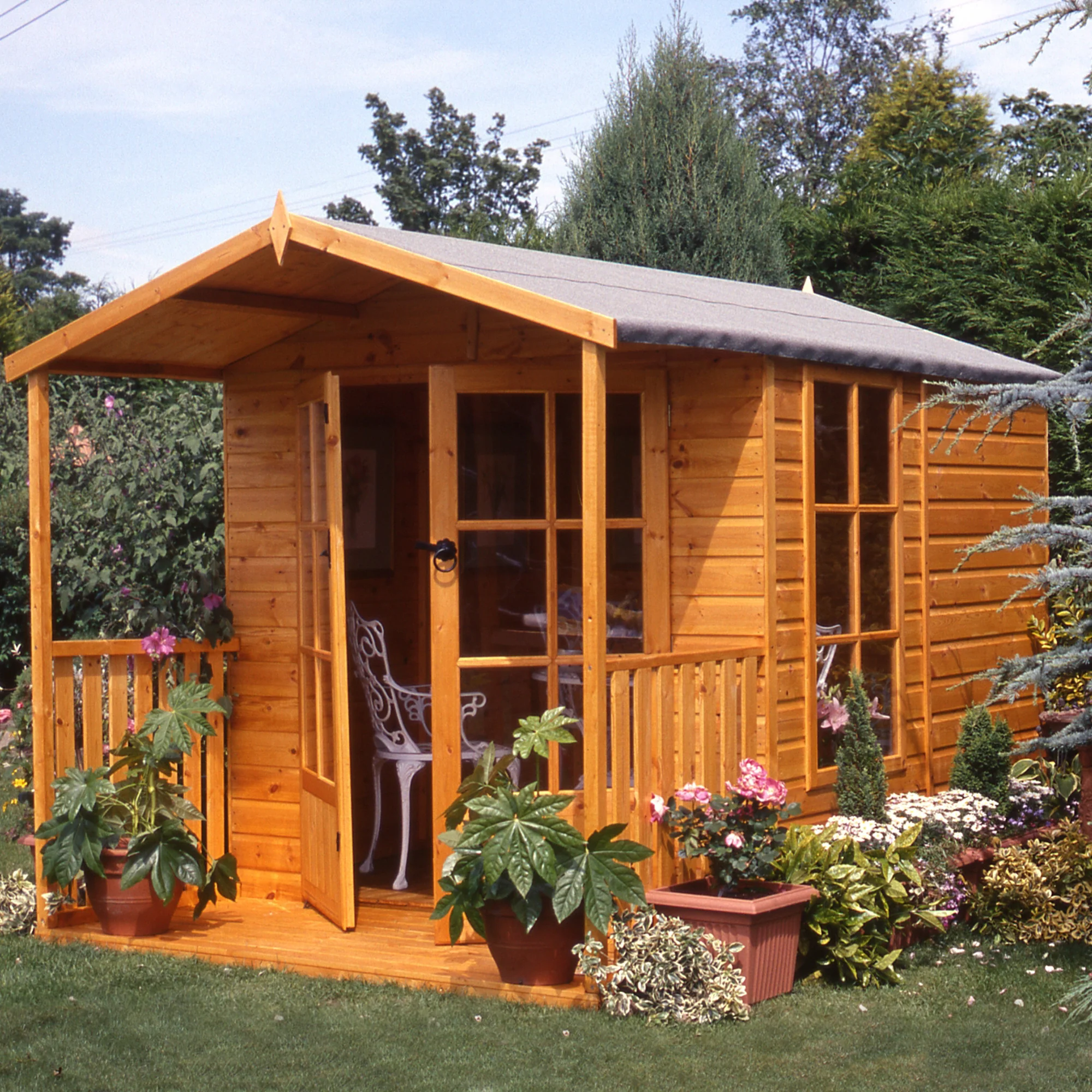 Shire Buckingham 7x7 Summerhouse with Verandah - Image 6